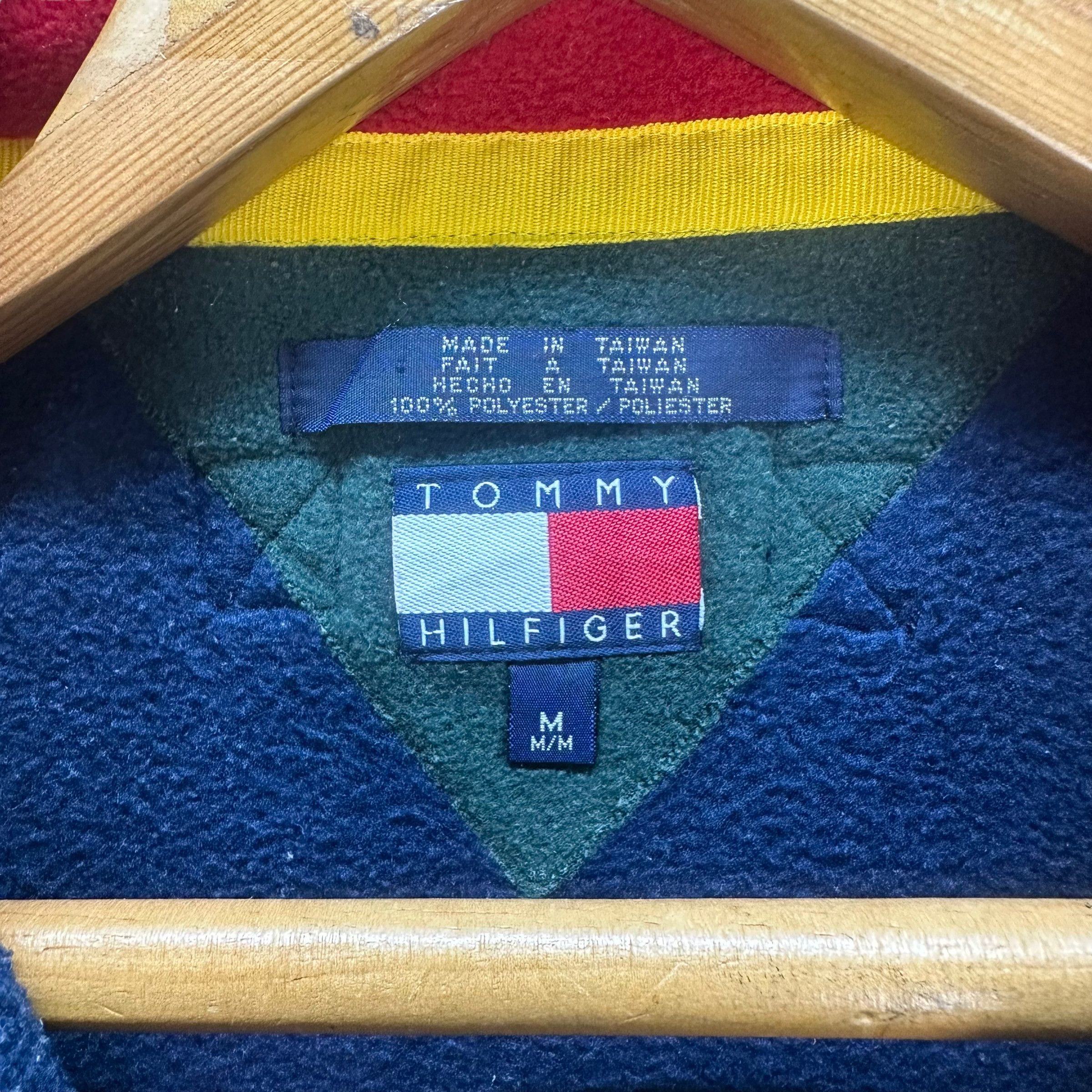 Tommy Hilfiger TOMMY HILFIGER HALF ZIP TURTLE NECK FLEECE #8238-213 Size US M / EU 48-50 / 2 - 6 Thumbnail