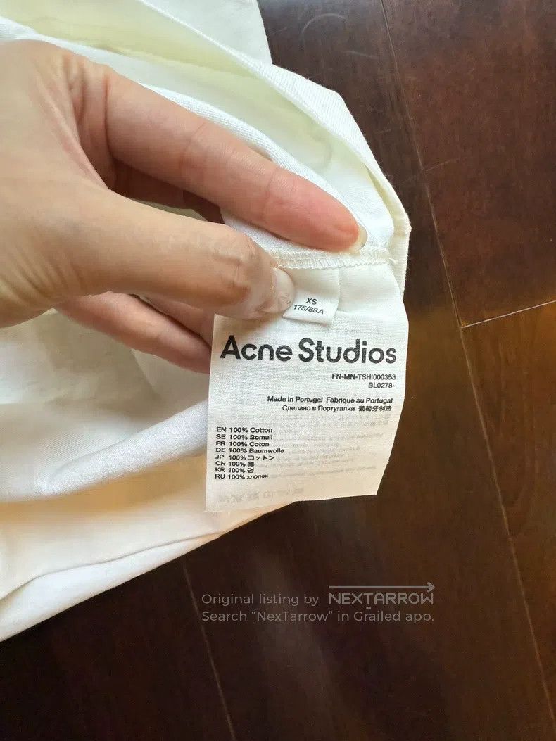 Acne Studios Acne Studios White short-sleeved top Size US XS / EU 42 / 0 - 6 Thumbnail