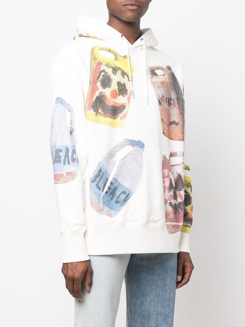 Givenchy x Josh Smith Cream Ceramics Oversized Hoodie Size US XS / EU 42 / 0 - 2 Thumbnail