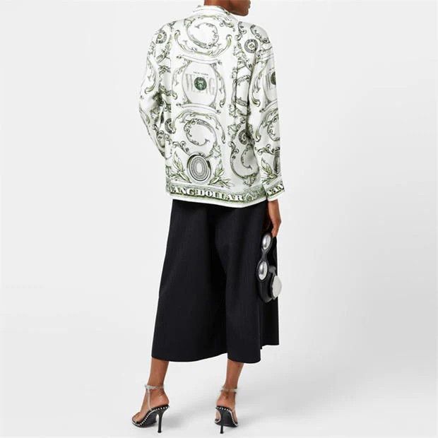 Alexander Wang o1g2r1mq0824 Shirts in Ivory & Green Size S / US 4 / IT 40 - 5 Thumbnail
