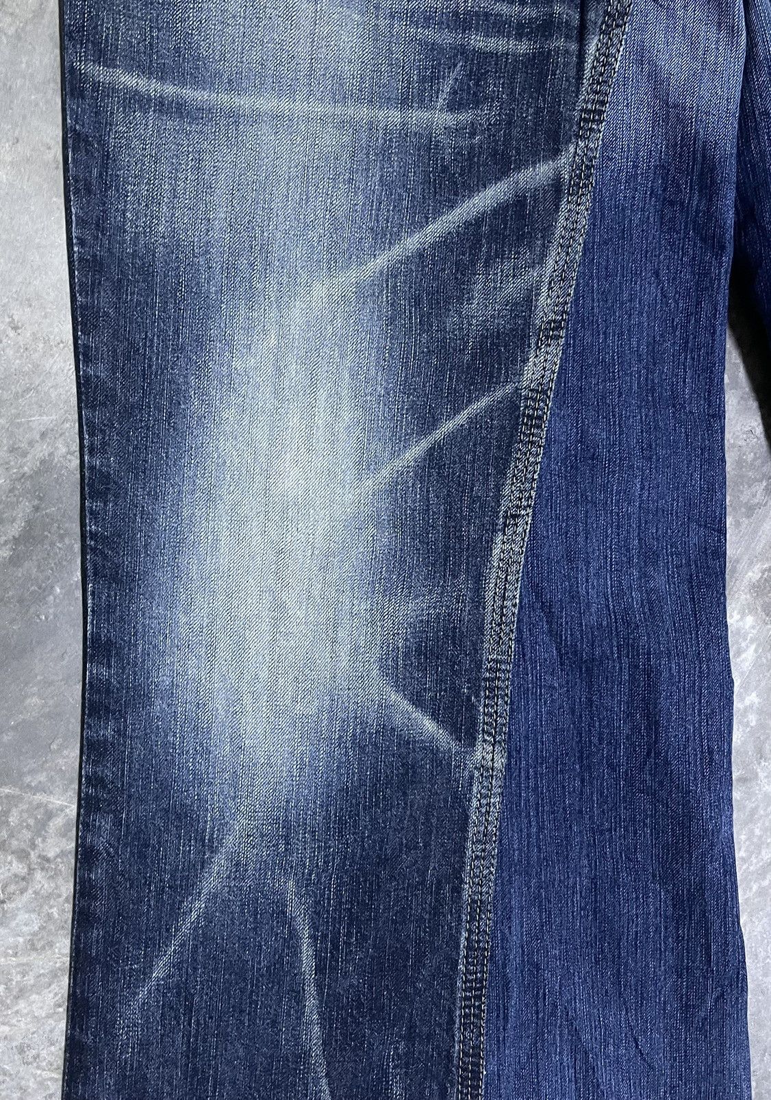 Edwin × Japanese Brand × Vintage Flare Jeans Japan Edwin Lightning Wash Bellbottom Size US 30 / EU 46 - 4 Thumbnail