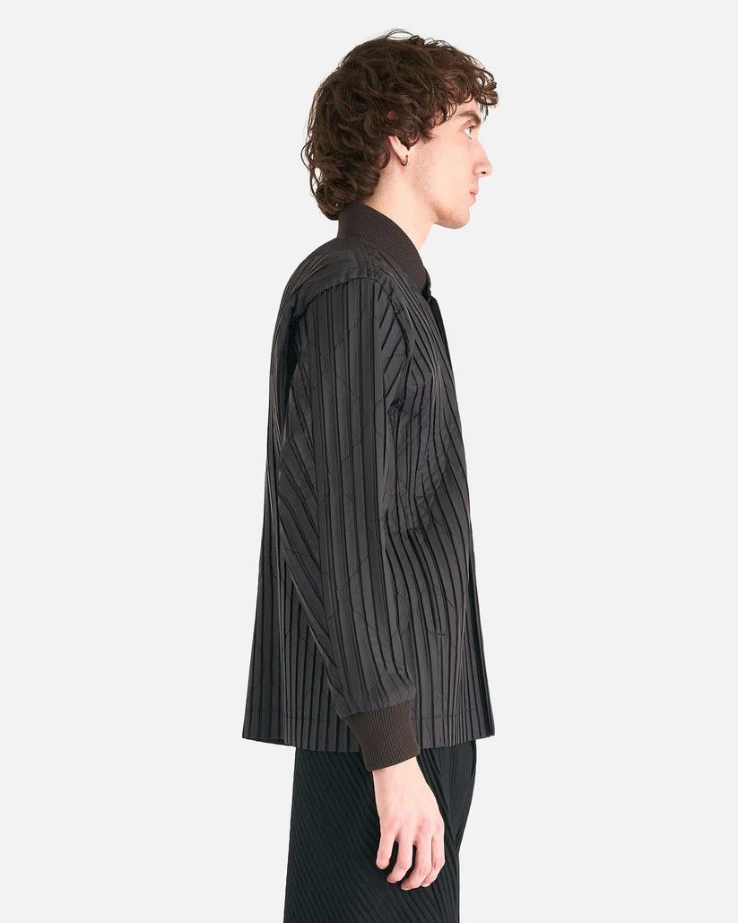Homme Plisse Issey Miyake o1s1v1r1oon0925 Padded Pleats Blouson in Brown Size US M / EU 48-50 / 2 - 2 Thumbnail