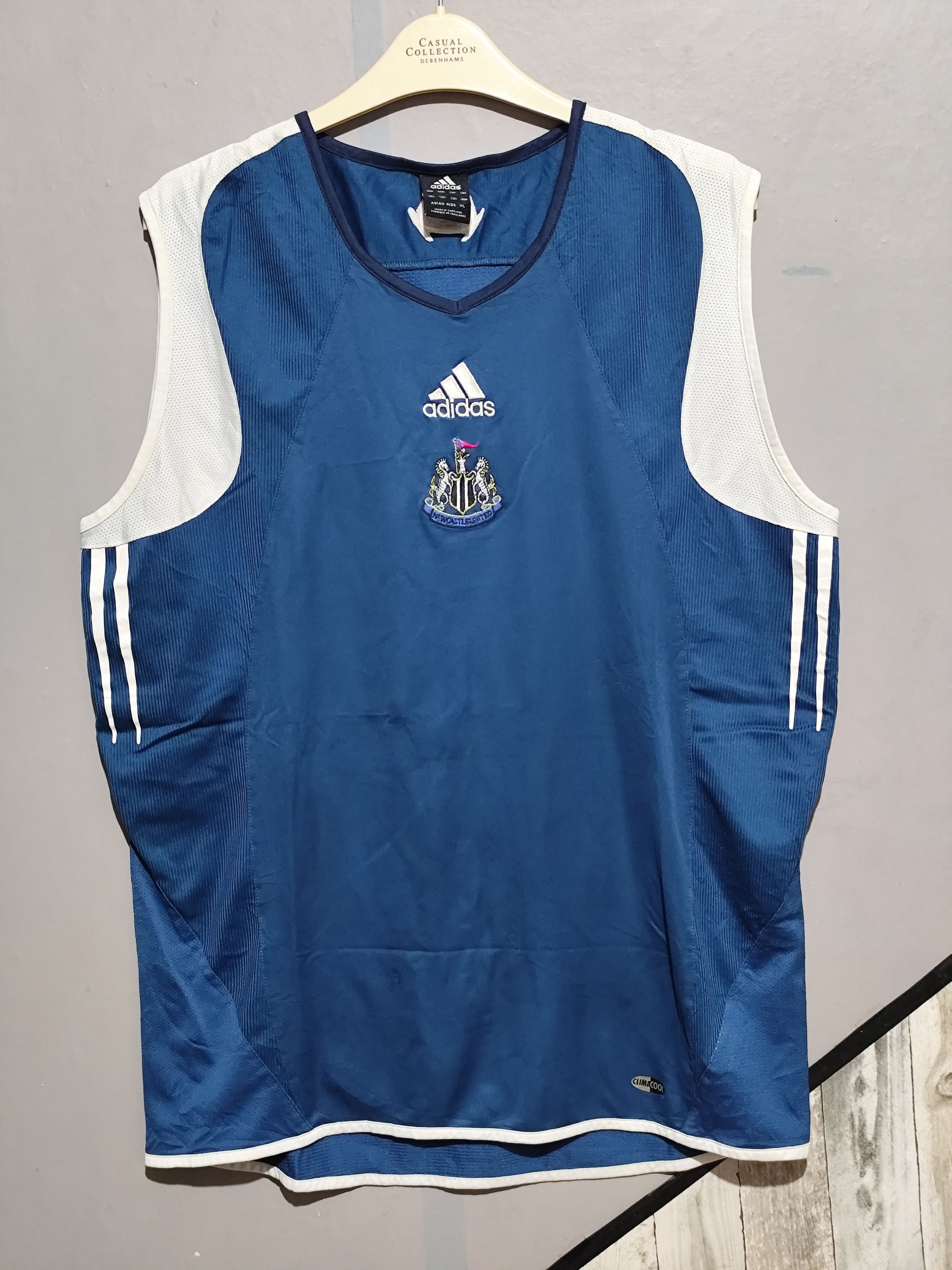 Adidas Newcastle United 04/05 (Shearer, Bellamy, etc) Training Vest Size US L / EU 52-54 / 3 - 1 Thumbnail