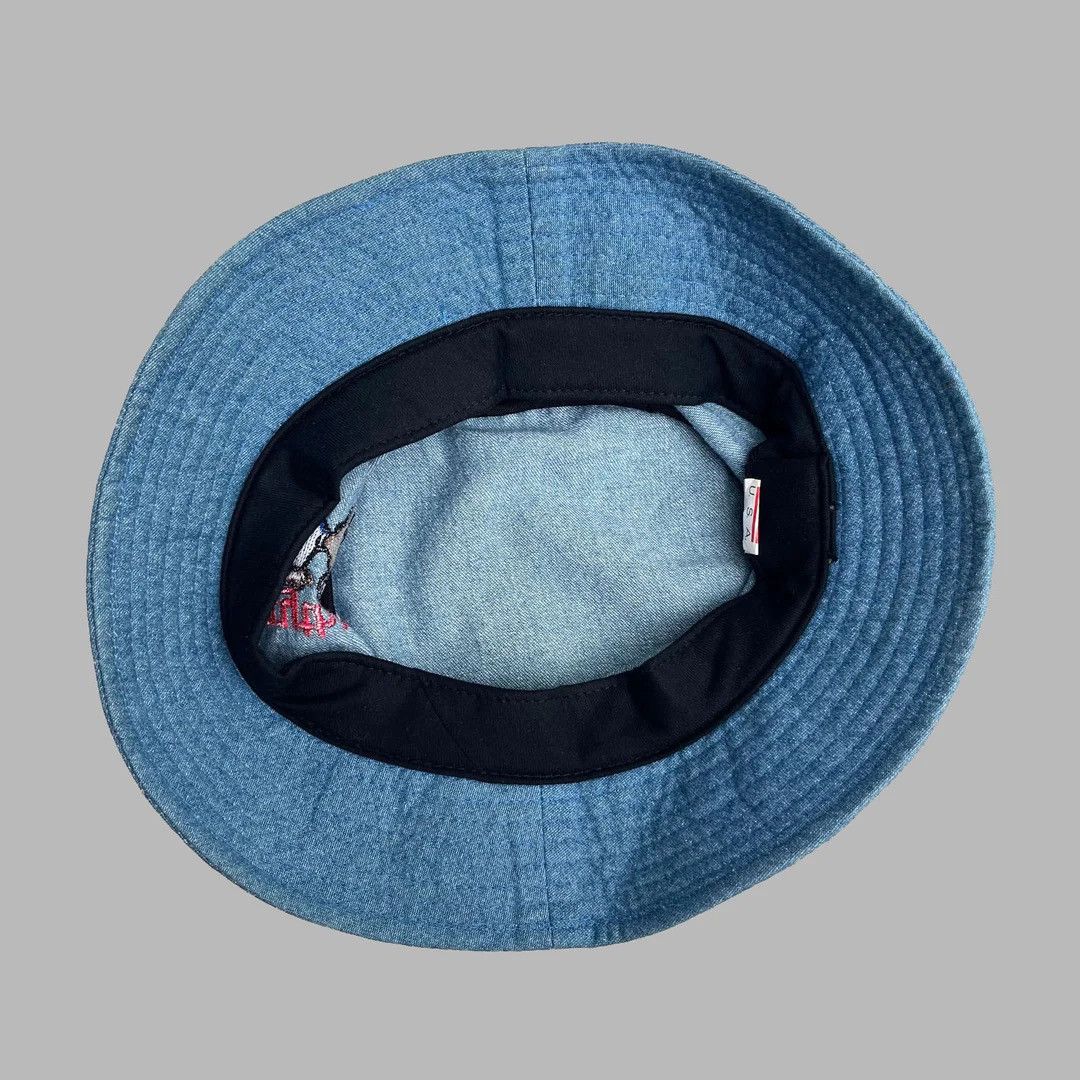aNYthing aNYthing Snoopy Joe Cool Logo USA Made Denim Bucket Hat Size ONE SIZE - 2 Thumbnail
