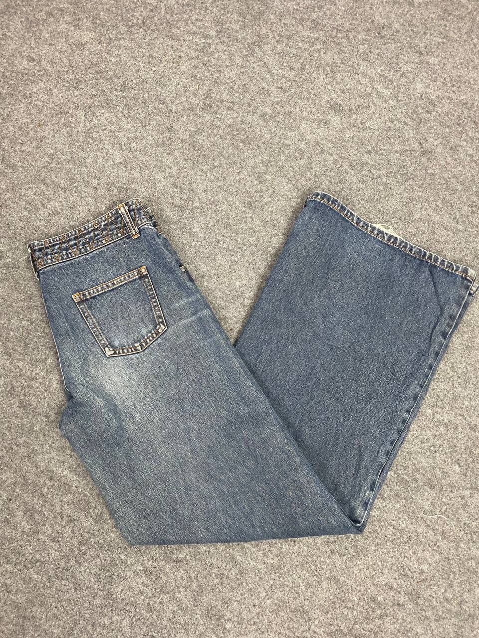 Japanese Brand vintage japanese brand wide leg denim Size US 31 - 2 Thumbnail