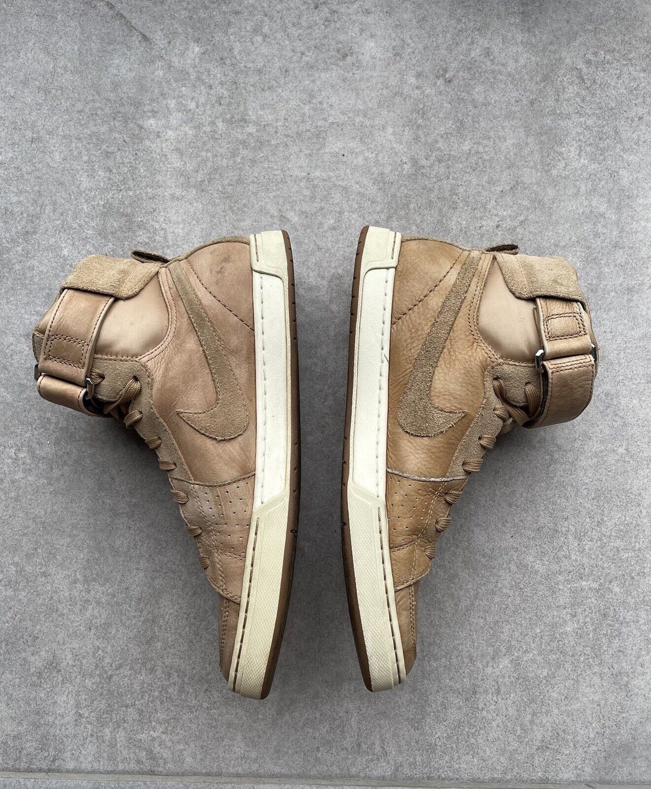 Nike Nike Mens Air Flytop Trainers Brown Suede Mid Rise Sneakers Size US 9.5 / EU 42-43 - 4 Thumbnail