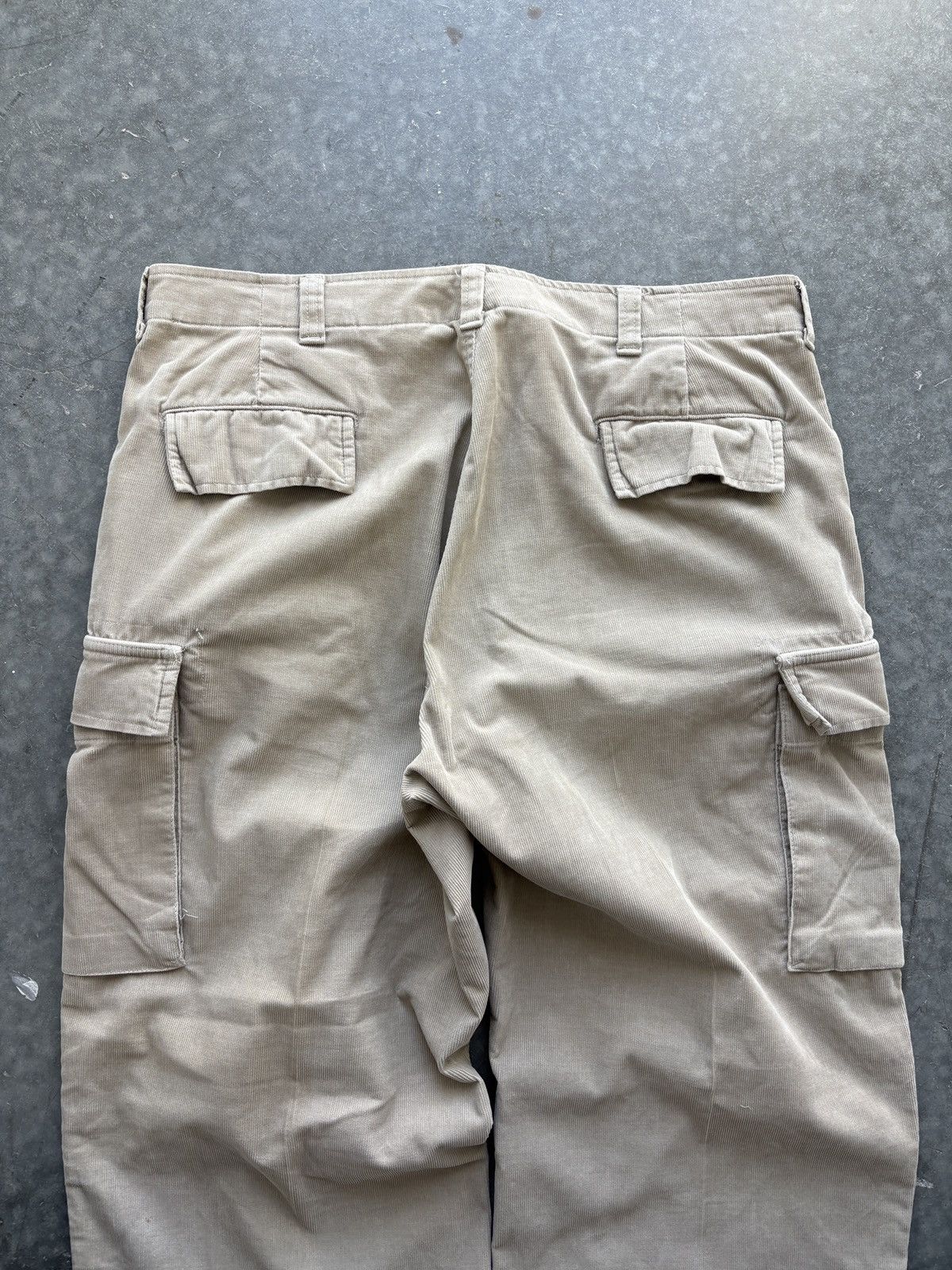 Polo Ralph Lauren Vintage Y2K Polo Ralph Lauren Baggy Corduroy Cargos 36x33 Size US 36 / EU 52 - 7 Thumbnail