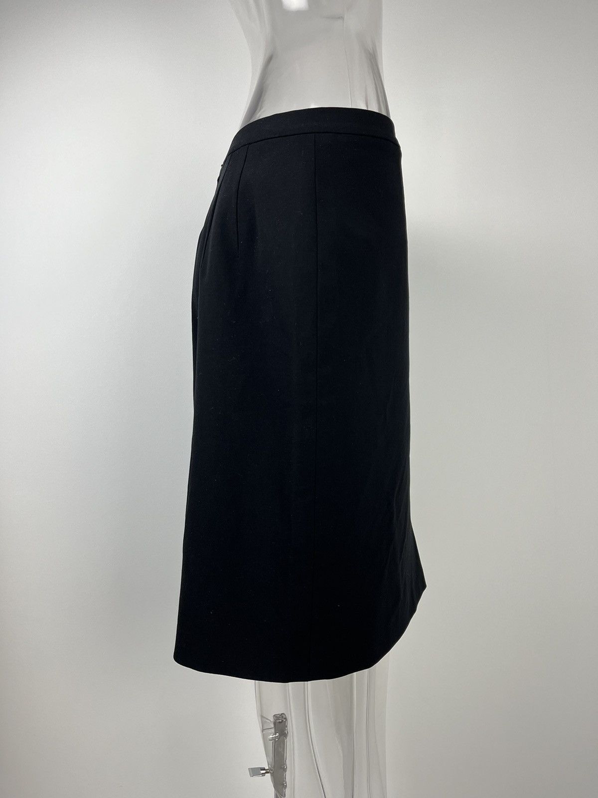 Jil Sander Jil Sander midi skirt lana wool classic style Size 28" / US 6 / IT 42 - 3 Thumbnail