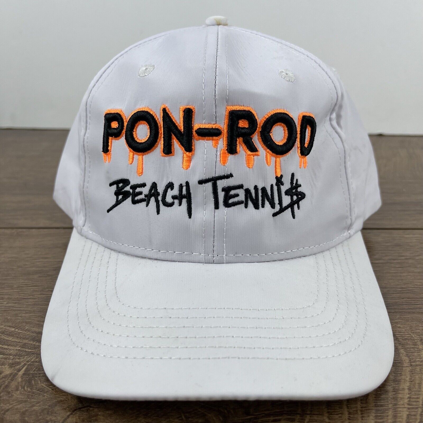 Other Pon Rod Beach Tennis Hat Snapback Hat White Hat Adjustable W Size ONE SIZE - 6 Thumbnail