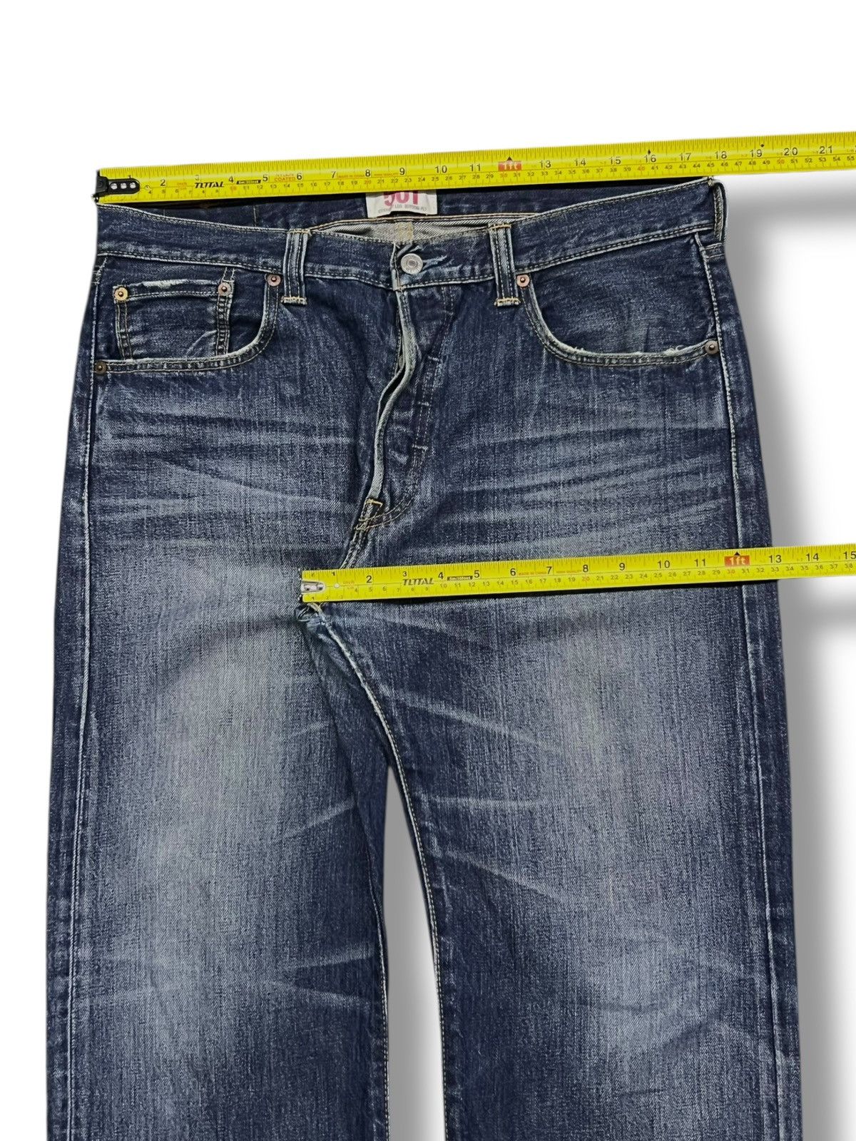 Levi's Vintage Levi’s Lot 501 Original Button Jeans - Japan Market Size US 35 - 19 Thumbnail