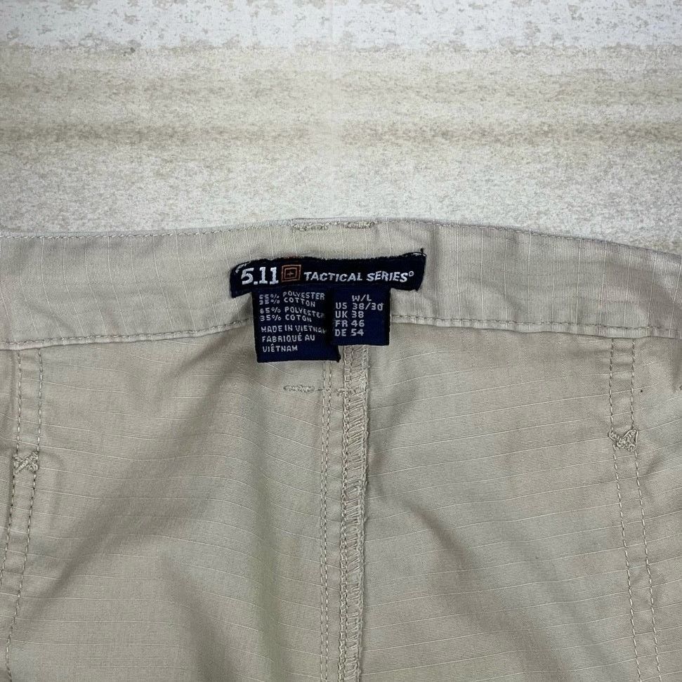 5.11 Vintage 90s 5.11 Tactical Pants 38x30 Baggy Tan Double Knees Size US 38 / EU 54 - 4 Thumbnail