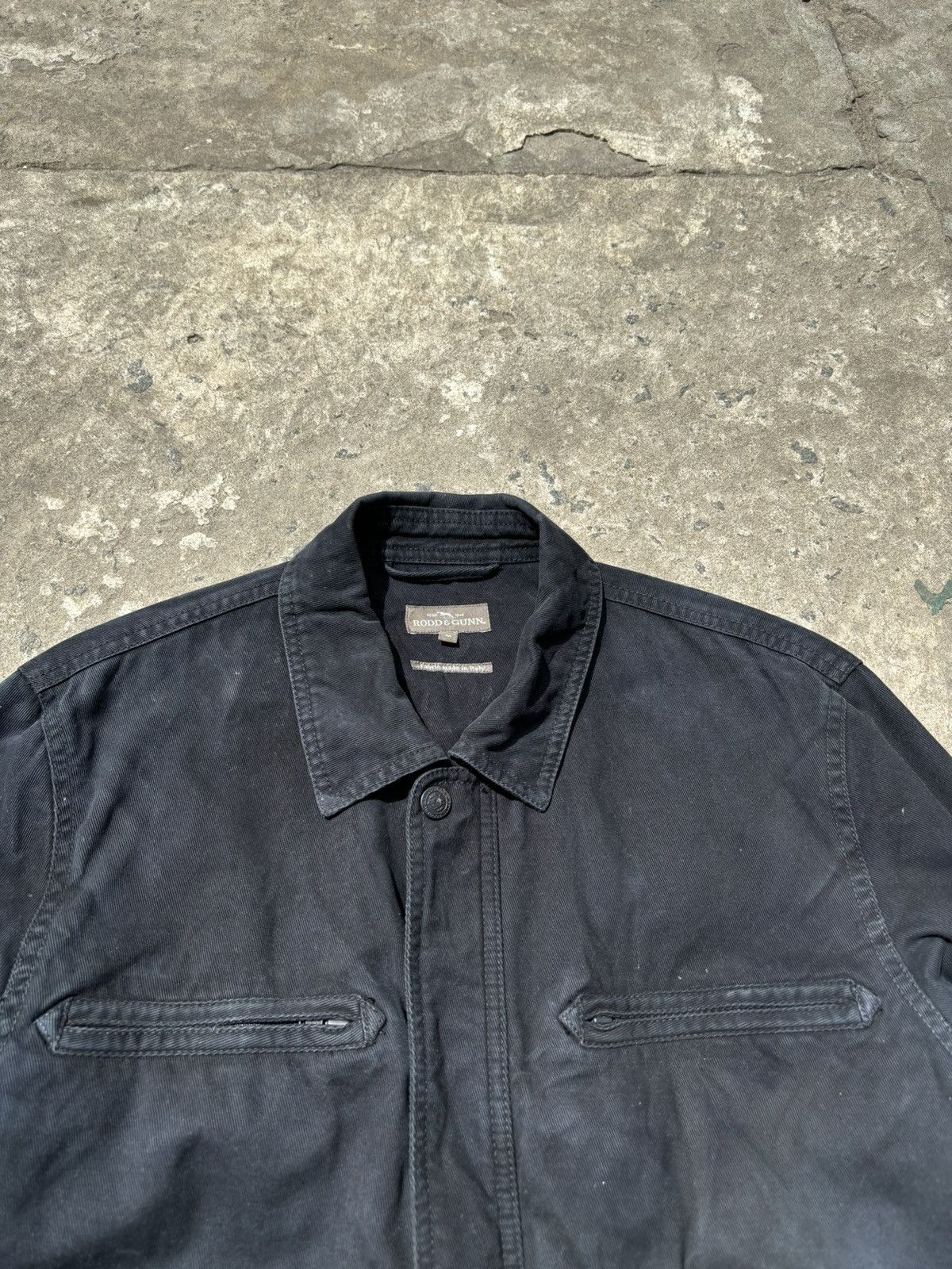 Rodd & Gunn Rodd & Gunn Black Cotton Bomber Jacket Size US M / EU 48-50 / 2 - 2 Thumbnail