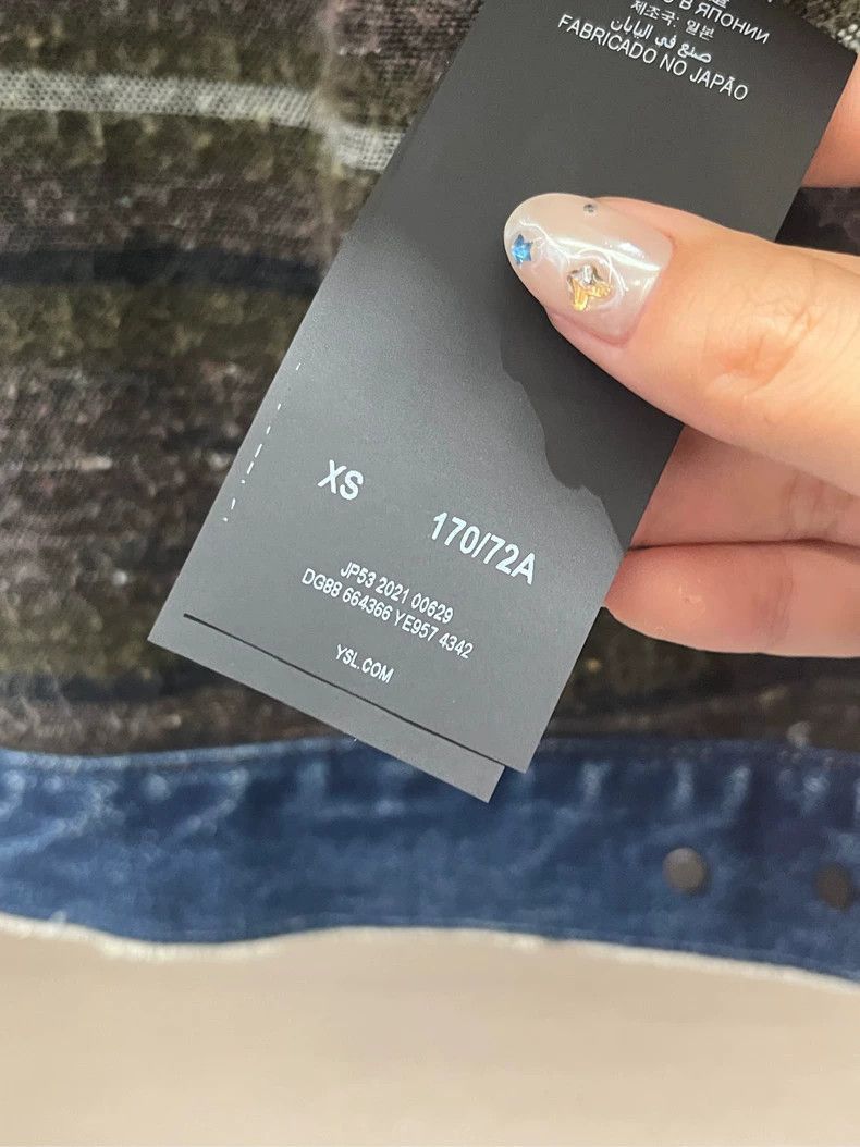 Saint Laurent Paris Saint Laurent Paris Saint Laurent Denim Jacket XS with Tag Size US XS / EU 42 / 0 - 5 Thumbnail