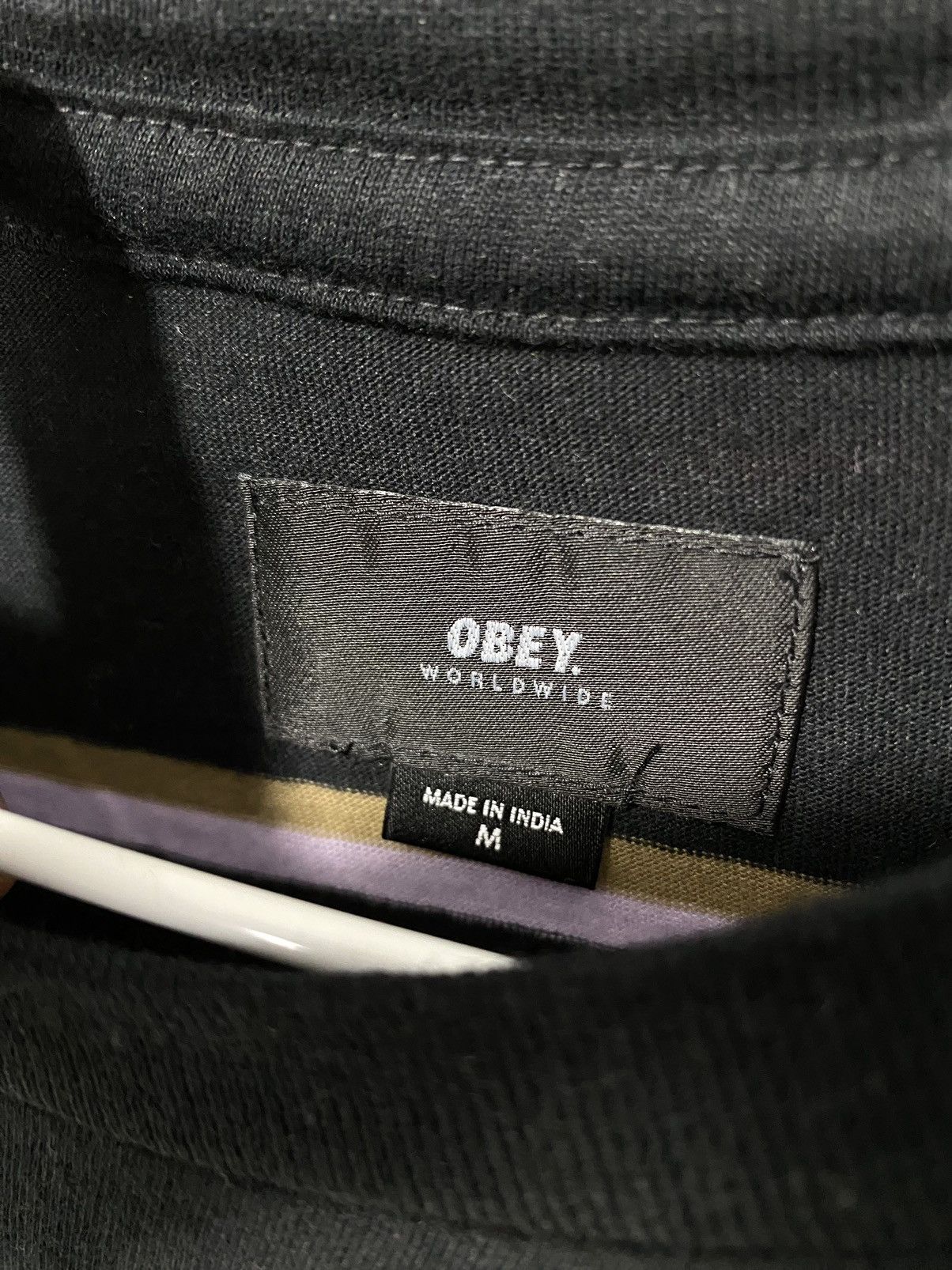 Obey Beautiful Obey Striped Longsleeve T Shirt Alien Girl Blind Size US M / EU 48-50 / 2 - 5 Thumbnail