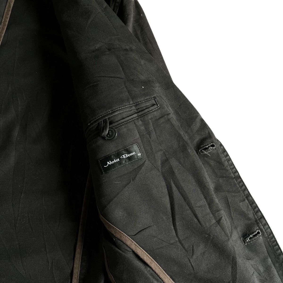 If Six Was Nine × Japanese Brand × Le Grande Bleu (L.G.B.) JAPANESE BRAND NOTA BENE BLAZER COAT Size US M / EU 48-50 / 2 - 6 Thumbnail