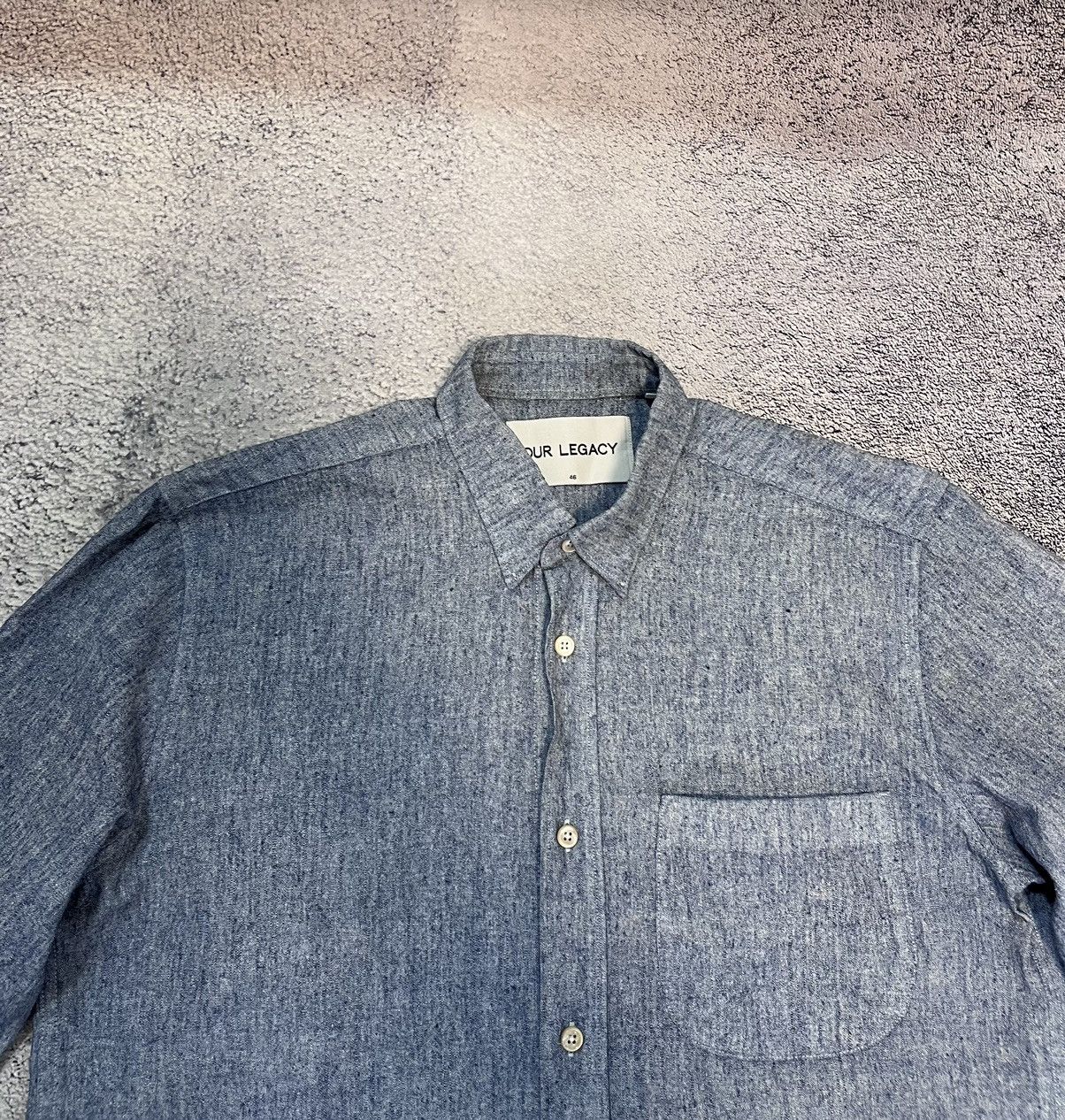 Our Legacy Our Legacy Men’s Shirt Button-Down Long Sleeve Hemp Organic Size US S / EU 44-46 / 1 - 4 Thumbnail