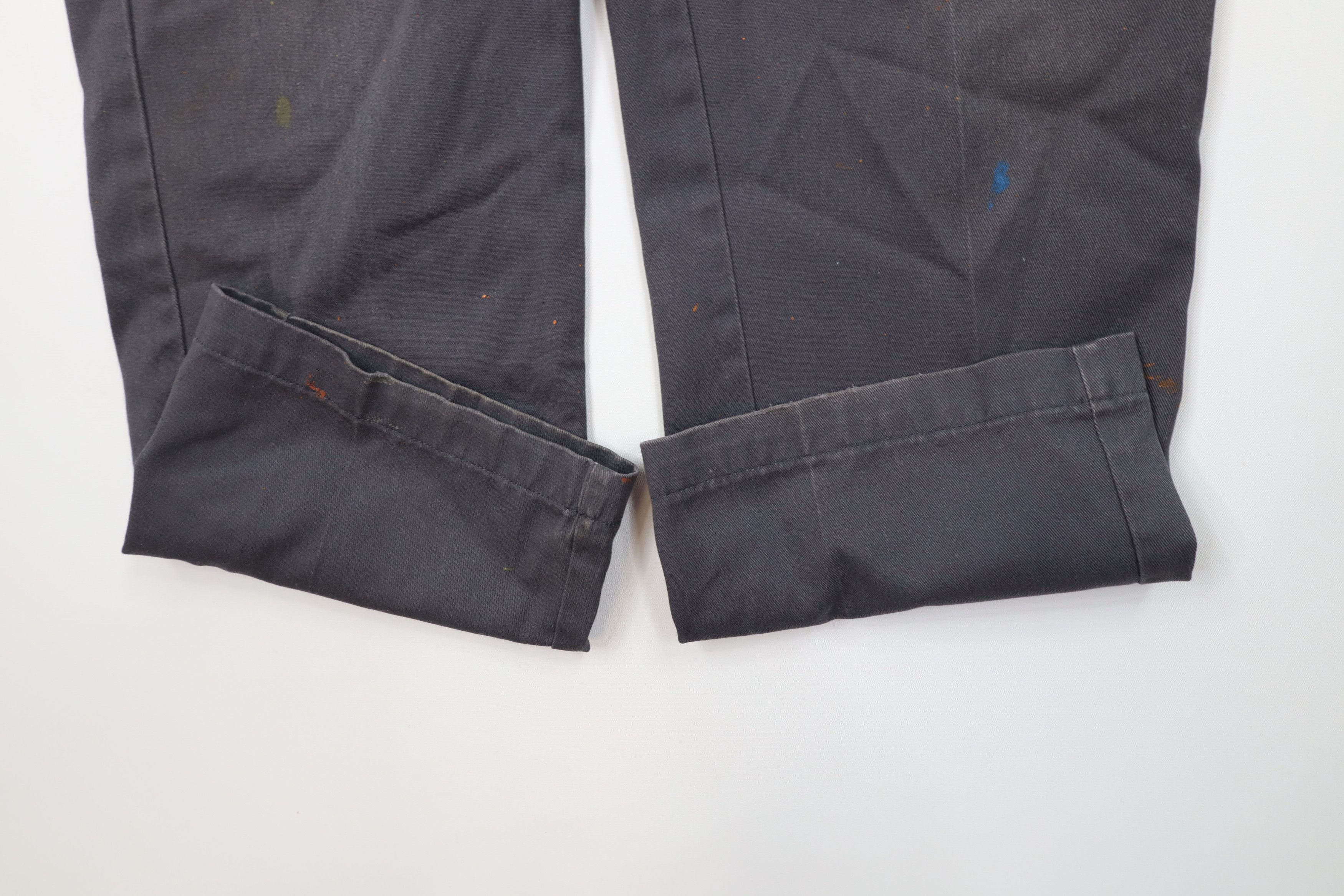 Dickies Vintage 90s Y2K Dickies Wide Leg Workwear Pants Gray Size US 32 / EU 48 - 6 Thumbnail