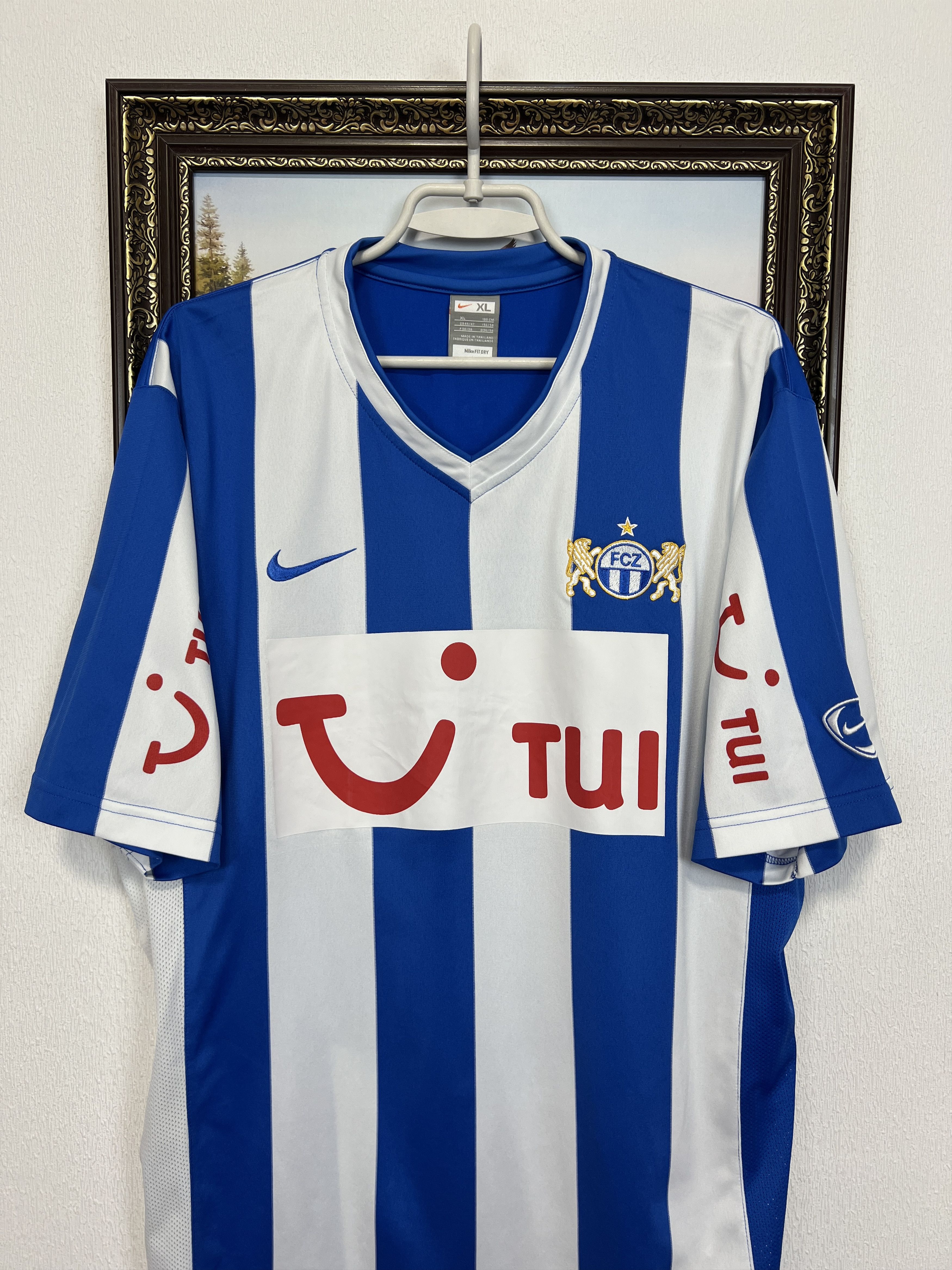 Nike Zurich Away football shirt 2007 Soccer Jersey Trikot Rare Size US XL / EU 56 / 4 - 2 Thumbnail