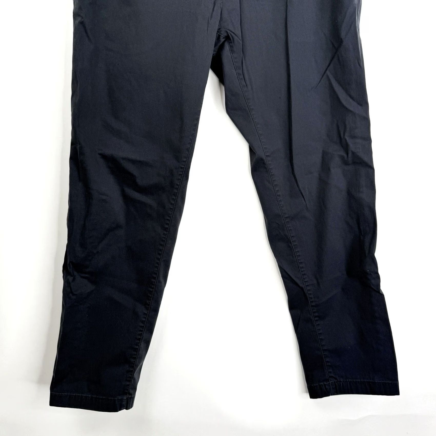 Vintage Birddogs Mens 34x28 Navy Blue Chino Lined Performance Tapered Pants 34x26 Slim Boyfriends? (adjusted) Size US 34 / EU 50 - 3 Thumbnail