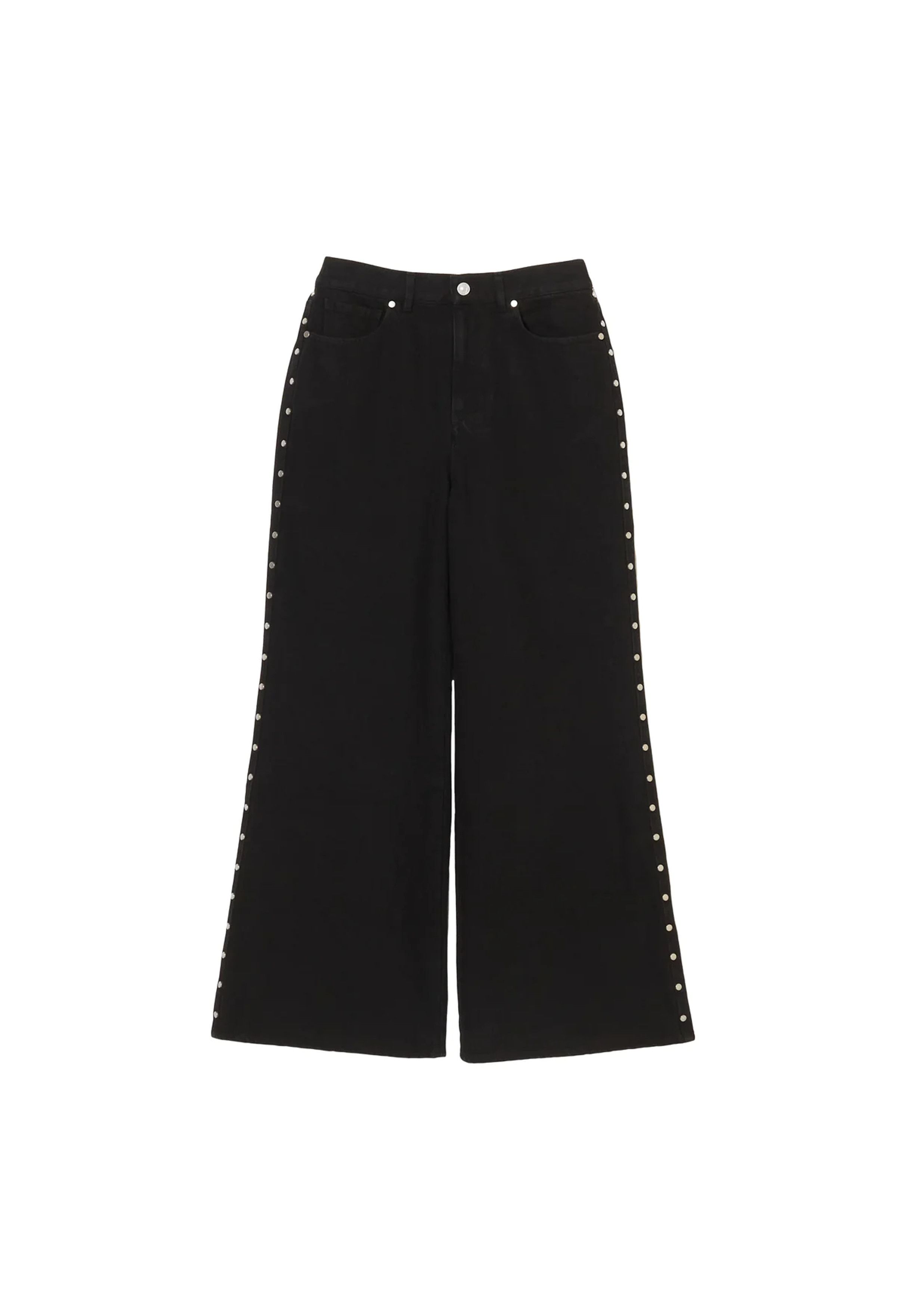 image of Afb Studded Baggy Pants in Black, Men's (Size 34)