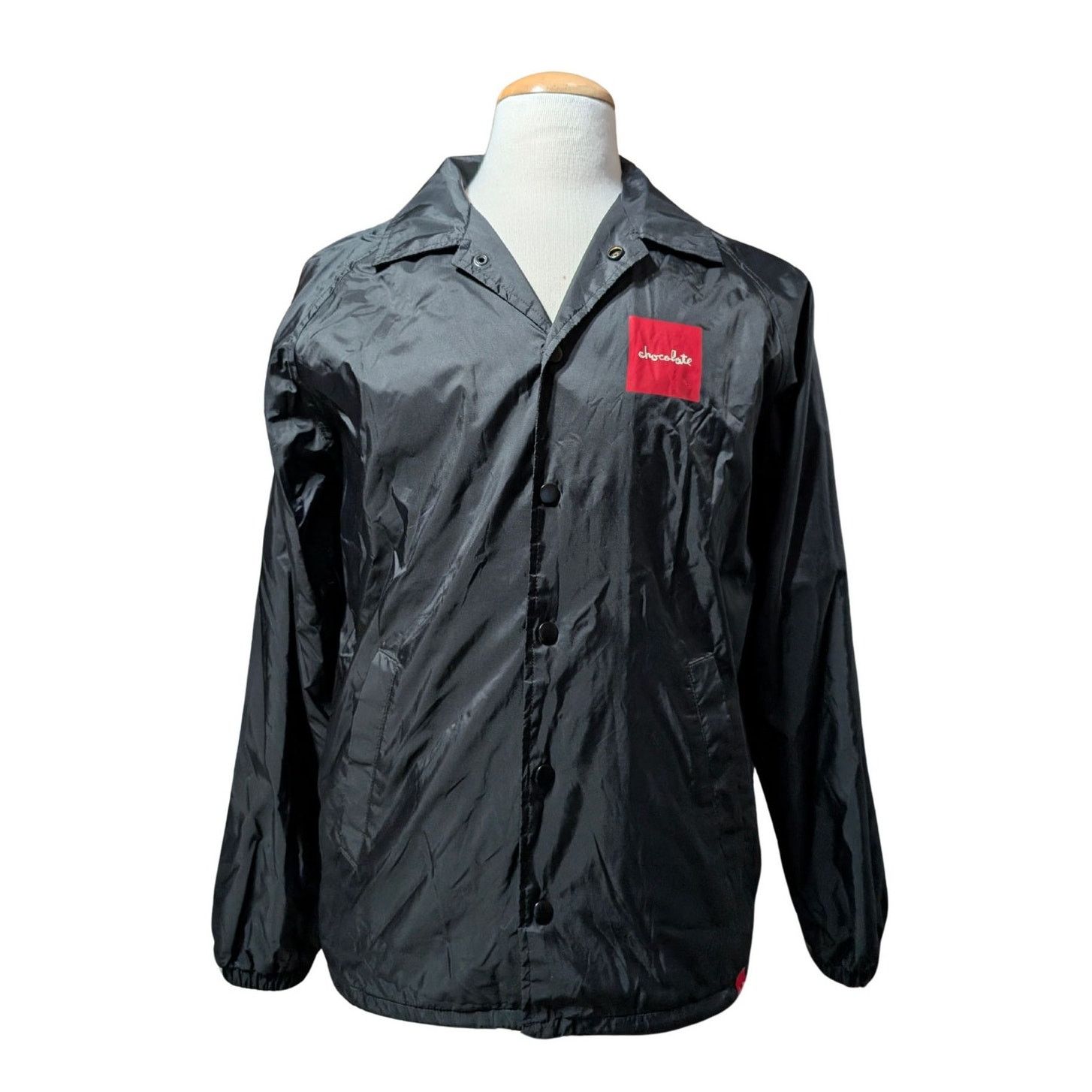 Unknown London Chocolate Skateboards Beimar Windbreaker Jacket Black S USED Size US S / EU 44-46 / 1 - 1 Thumbnail