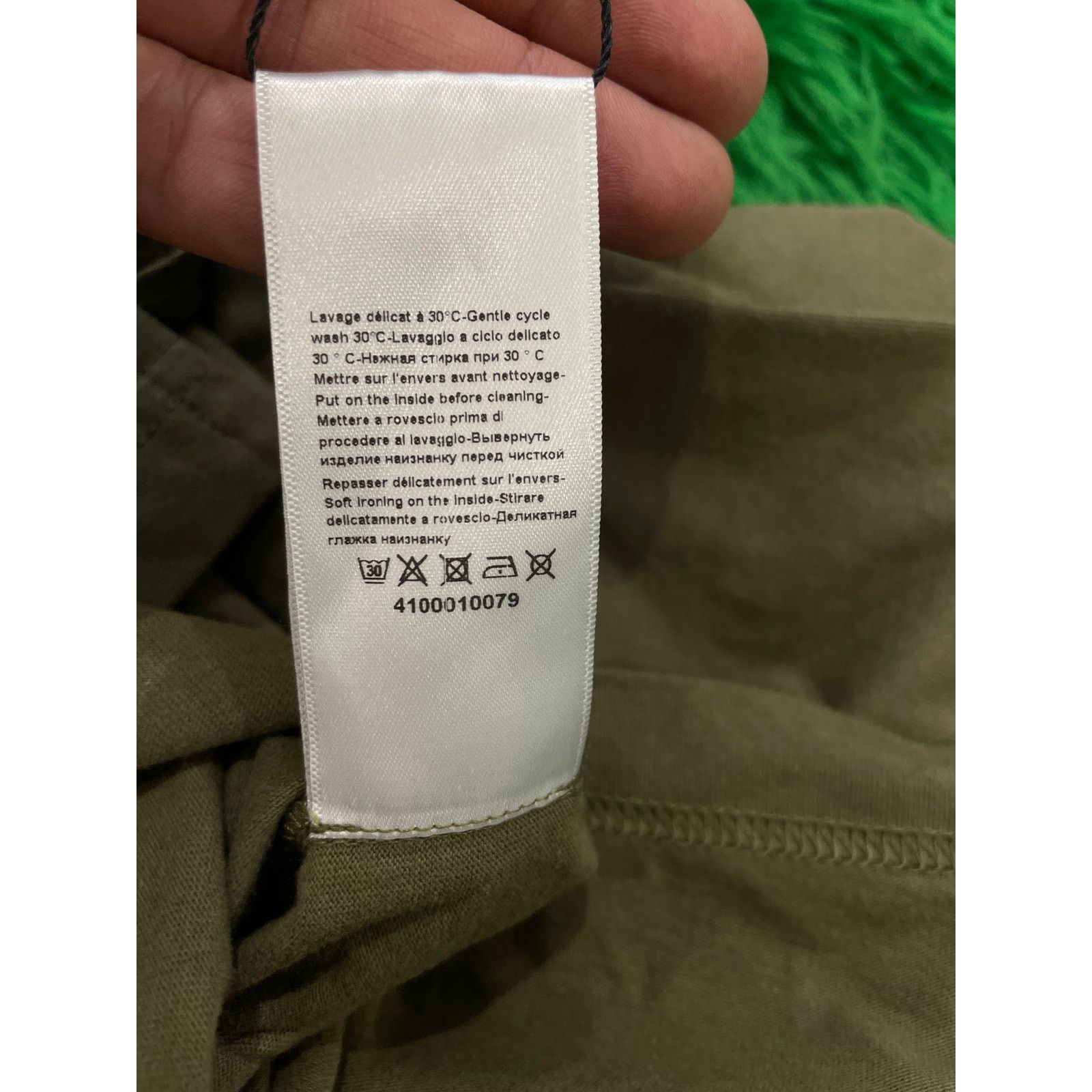Lanvin Lanvin Tee Olive Used 2XL Size US XXL / EU 58 / 5 - 4 Thumbnail