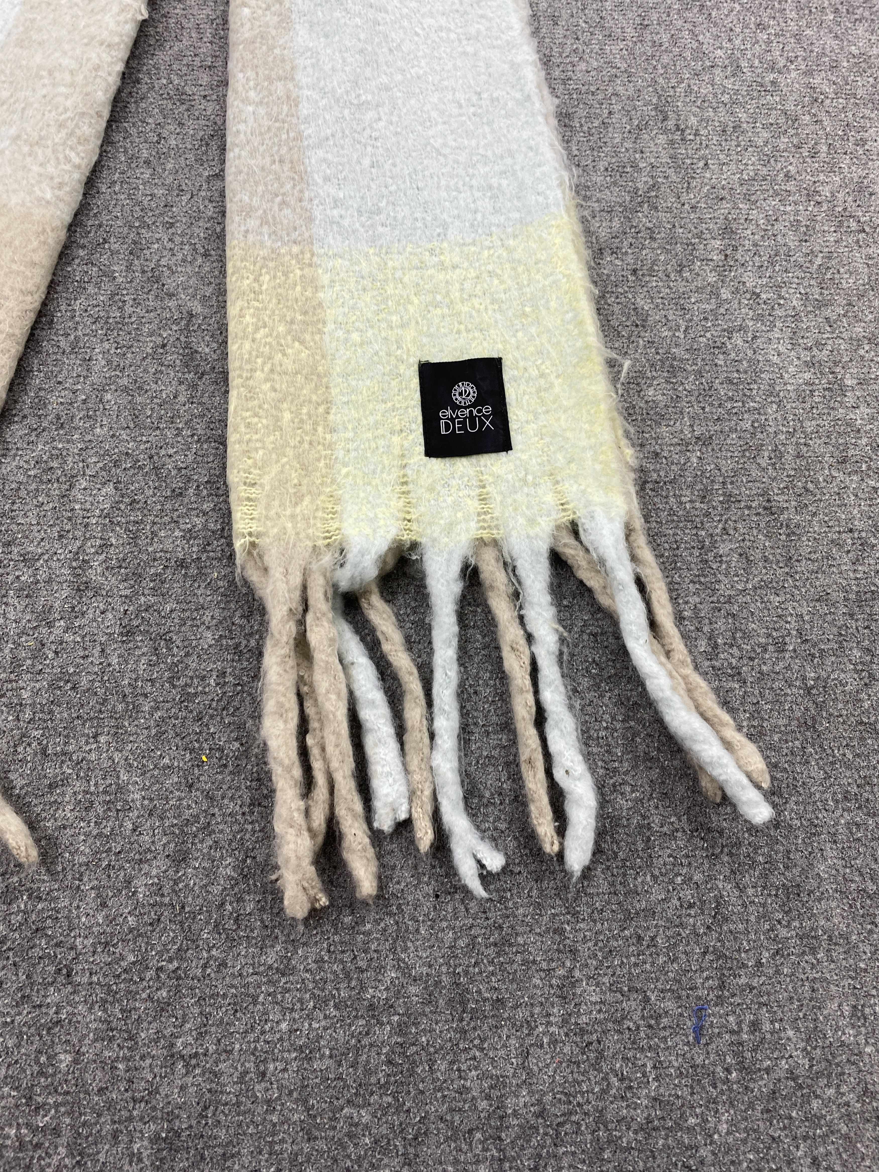 Vintage Elvence Deux Mohair Scarf / Muffler / Scarf - SC0020 Size ONE SIZE - 11 Thumbnail