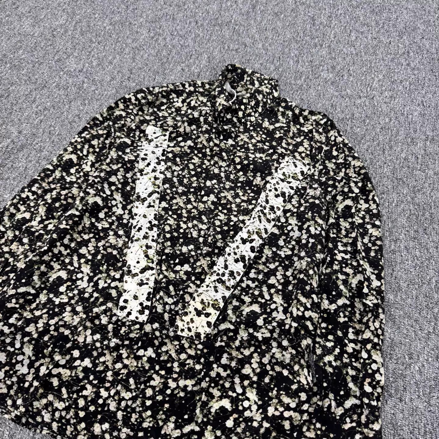 Givenchy Givenchy Silk Allover Floral Long Sleeve Shirt 99N Size US M / EU 48-50 / 2 - 4 Thumbnail