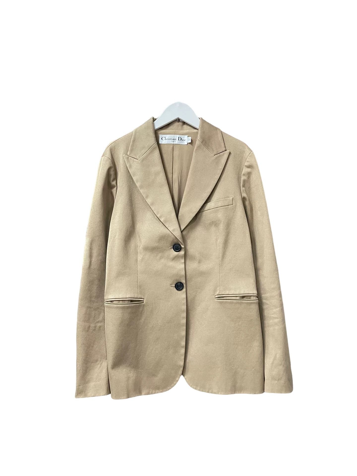 Dior Dior Tan Cotton Blazer Size 42 Size M / US 6-8 / IT 42-44 - 1 Thumbnail