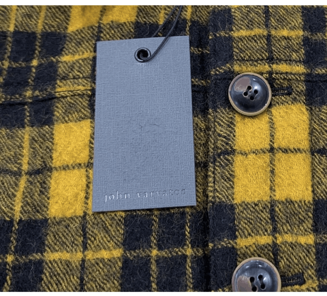 John Varvatos John Varvatos Plaid Wool Blouson Jacket Canary 48 Size US M / EU 48-50 / 2 - 3 Thumbnail
