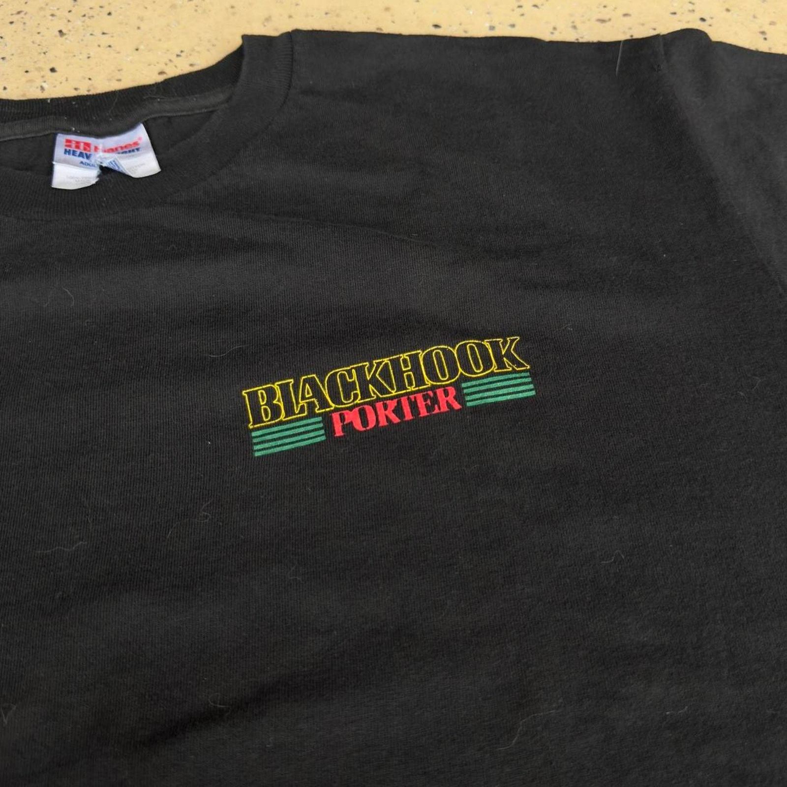 Hanes Vintage Blackhook Poker “3 Series” Tee – Hanes Heavyweight Size US L / EU 52-54 / 3 - 3 Thumbnail