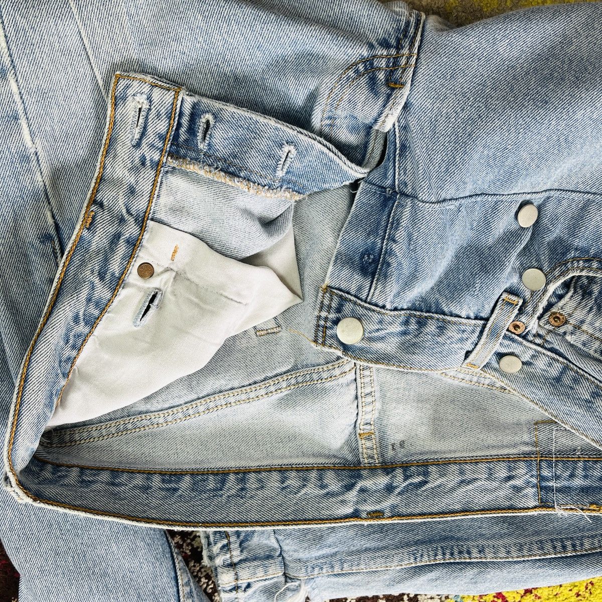 Levi's × Vintage Tokyo Ripper X Levis Distressed Jeans Size US 33 - 14 Thumbnail