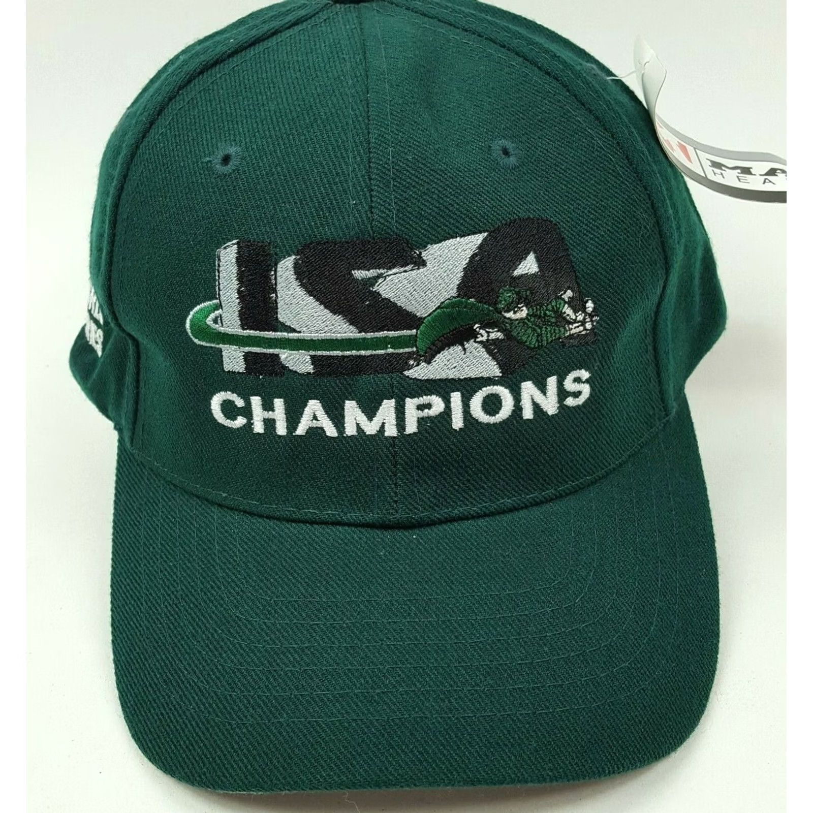 Champion VINTAGE Y2K ISA Champions Softball Snapback Hat Sports Association Baseball Cap Size ONE SIZE - 2 Thumbnail