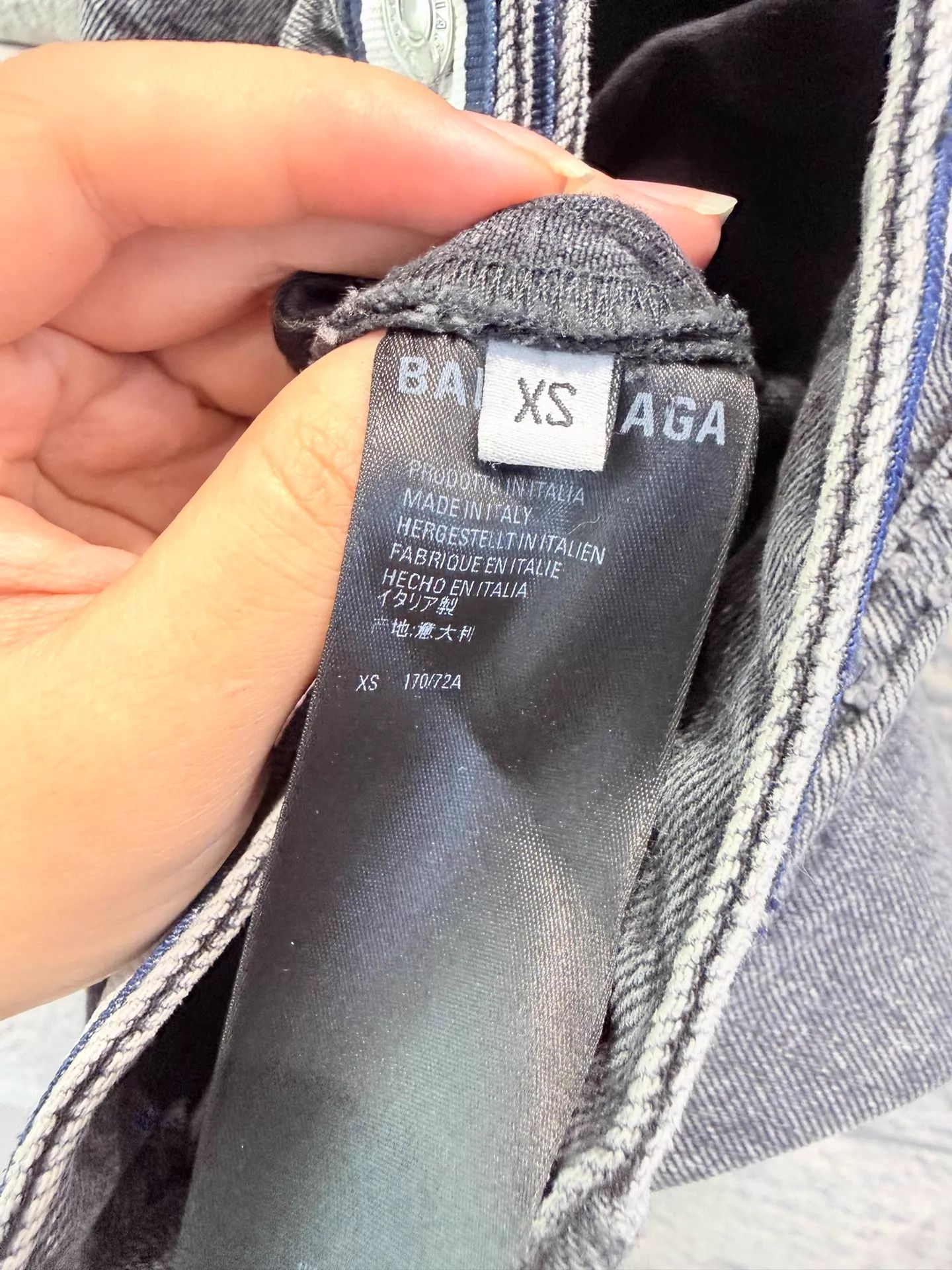 Balenciaga Balenciaga Black Washed Distressed Jeans XS Unisex Size US 28 / EU 44 - 4 Thumbnail