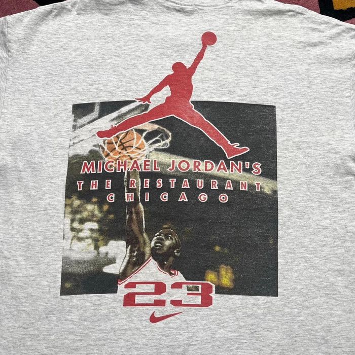 Nike Vintage 90’s Nike Michael Jordan Restaurant Chicago T-shirt | Grailed