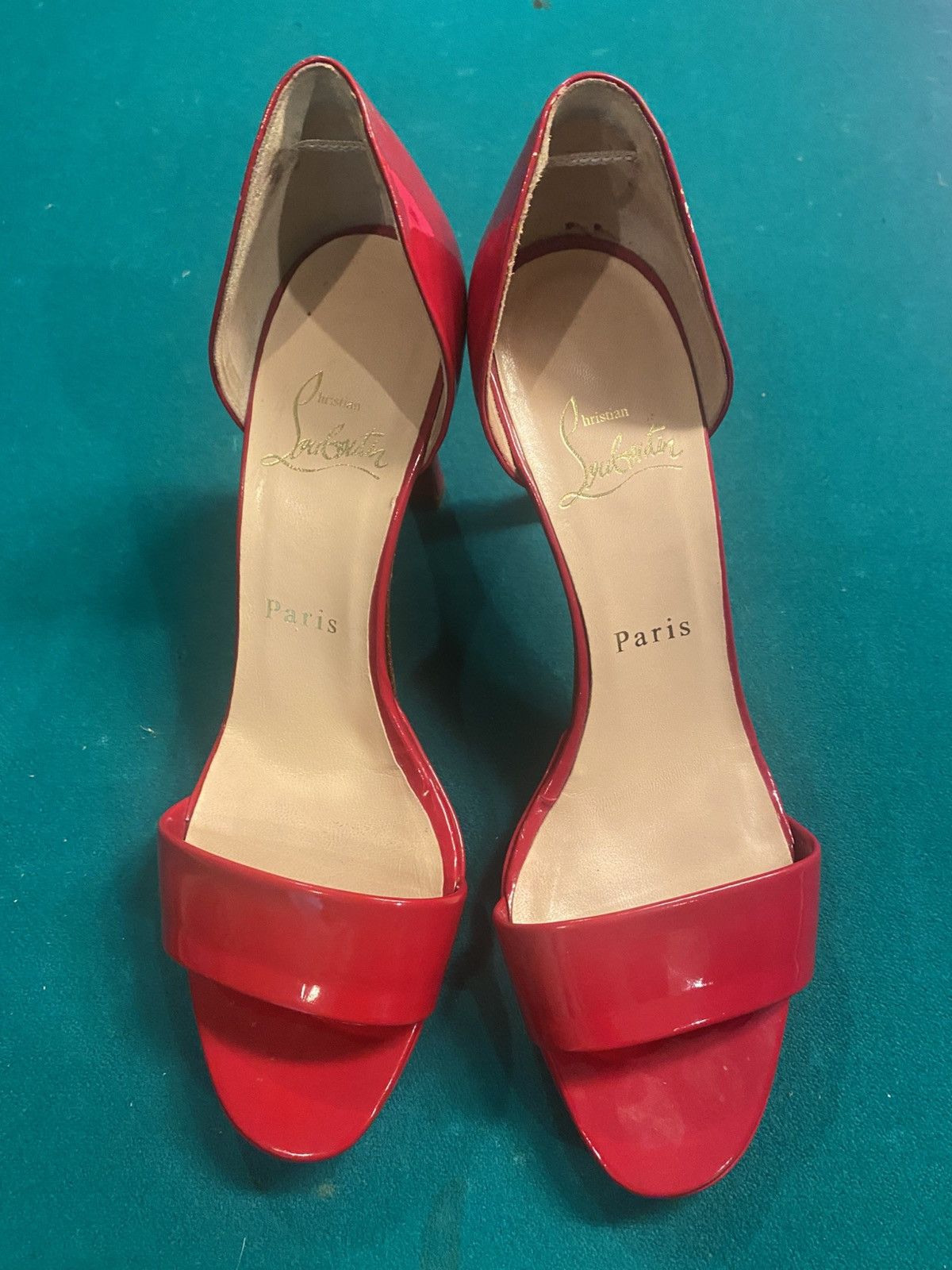 Red Christian LouBouton heels