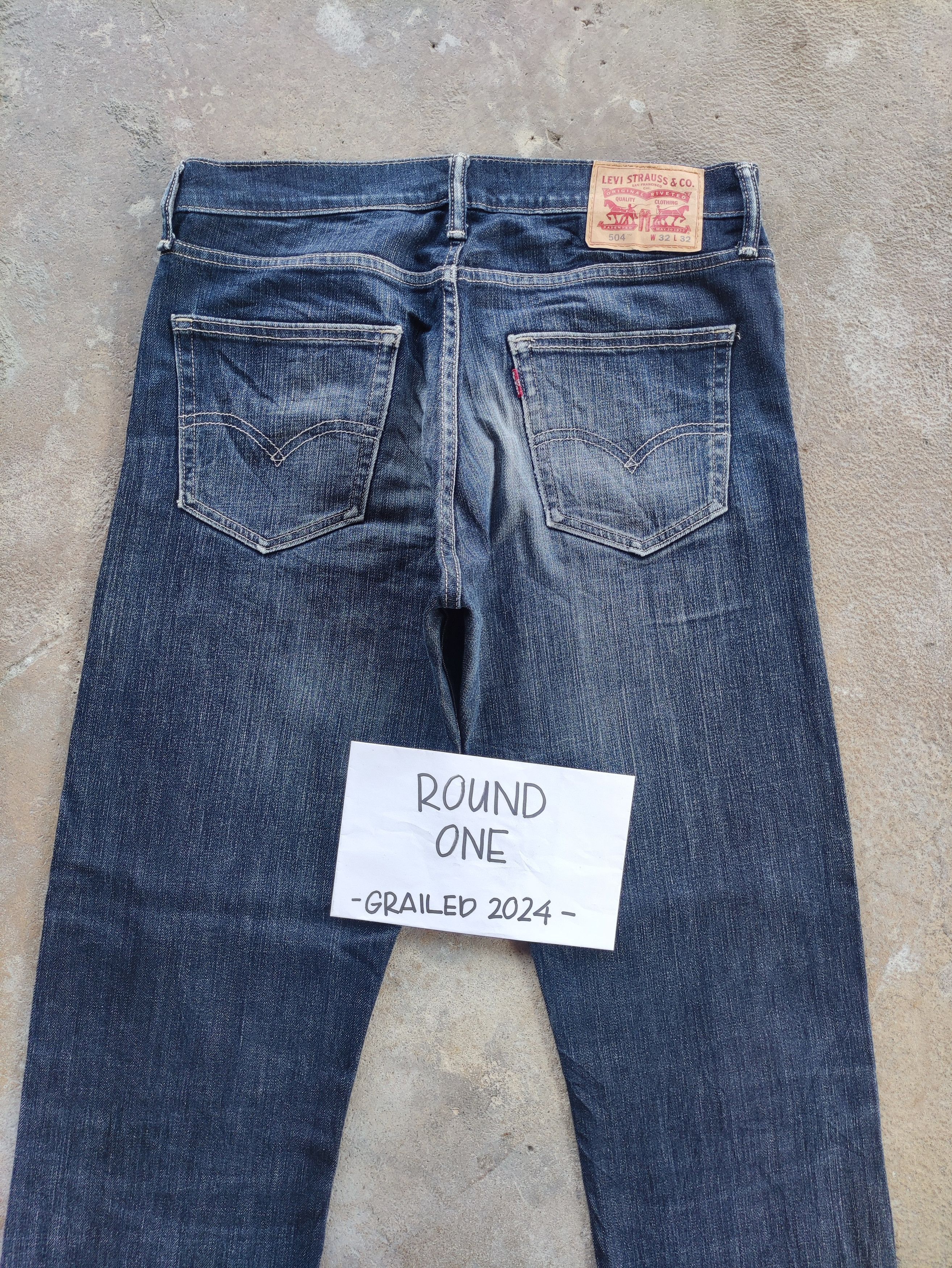 Jean × Levi's W32 VINTAGE LEVI’S 504 DISTRESSED FADED JEANS PANTS DENIM Size US 32 / EU 48 - 12 Thumbnail