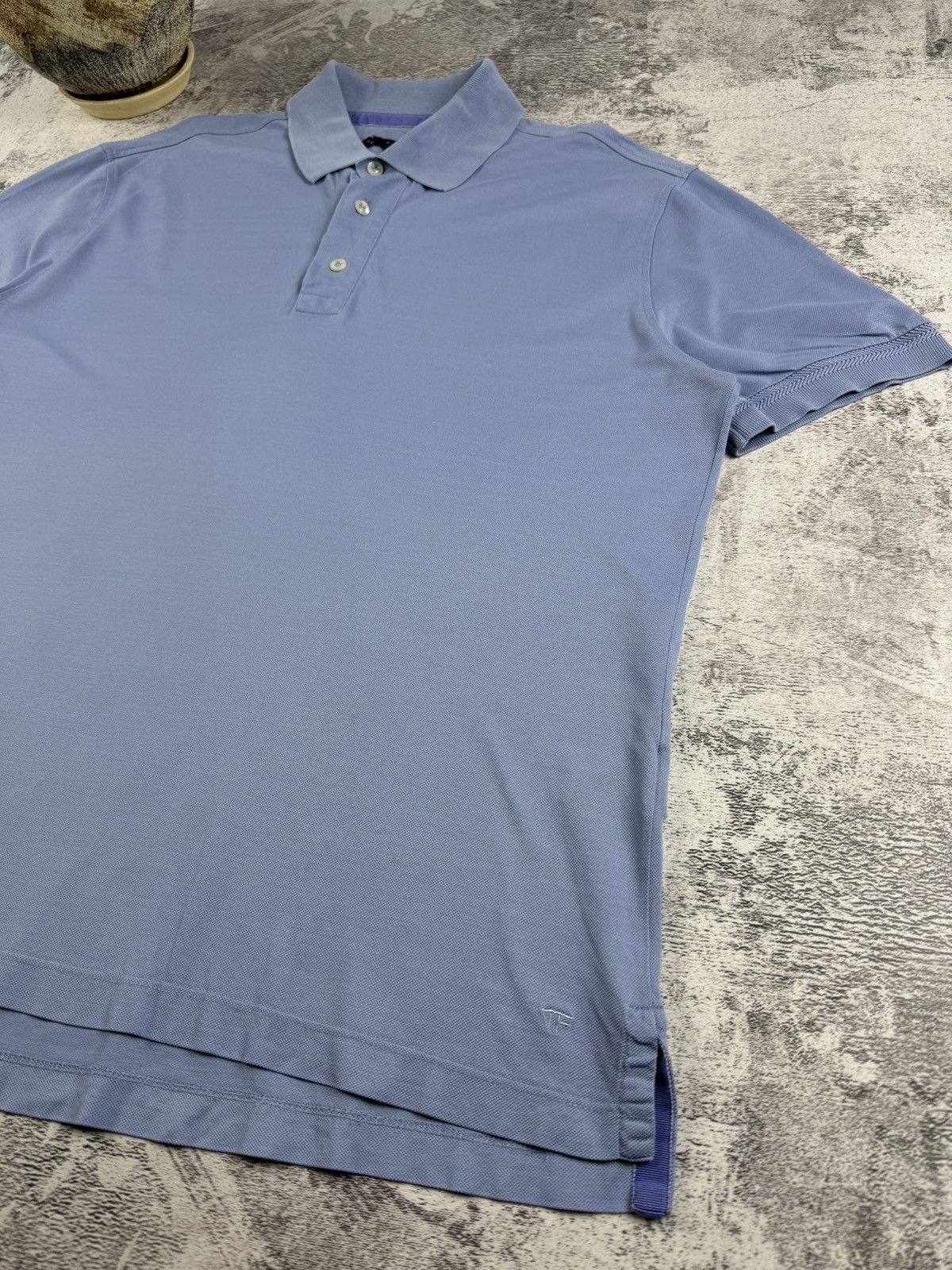 Tom Ford Tom Ford Made in Italy Vintage Cotton Basic T-Shirt Tee Polo Size US XL / EU 56 / 4 - 6 Thumbnail