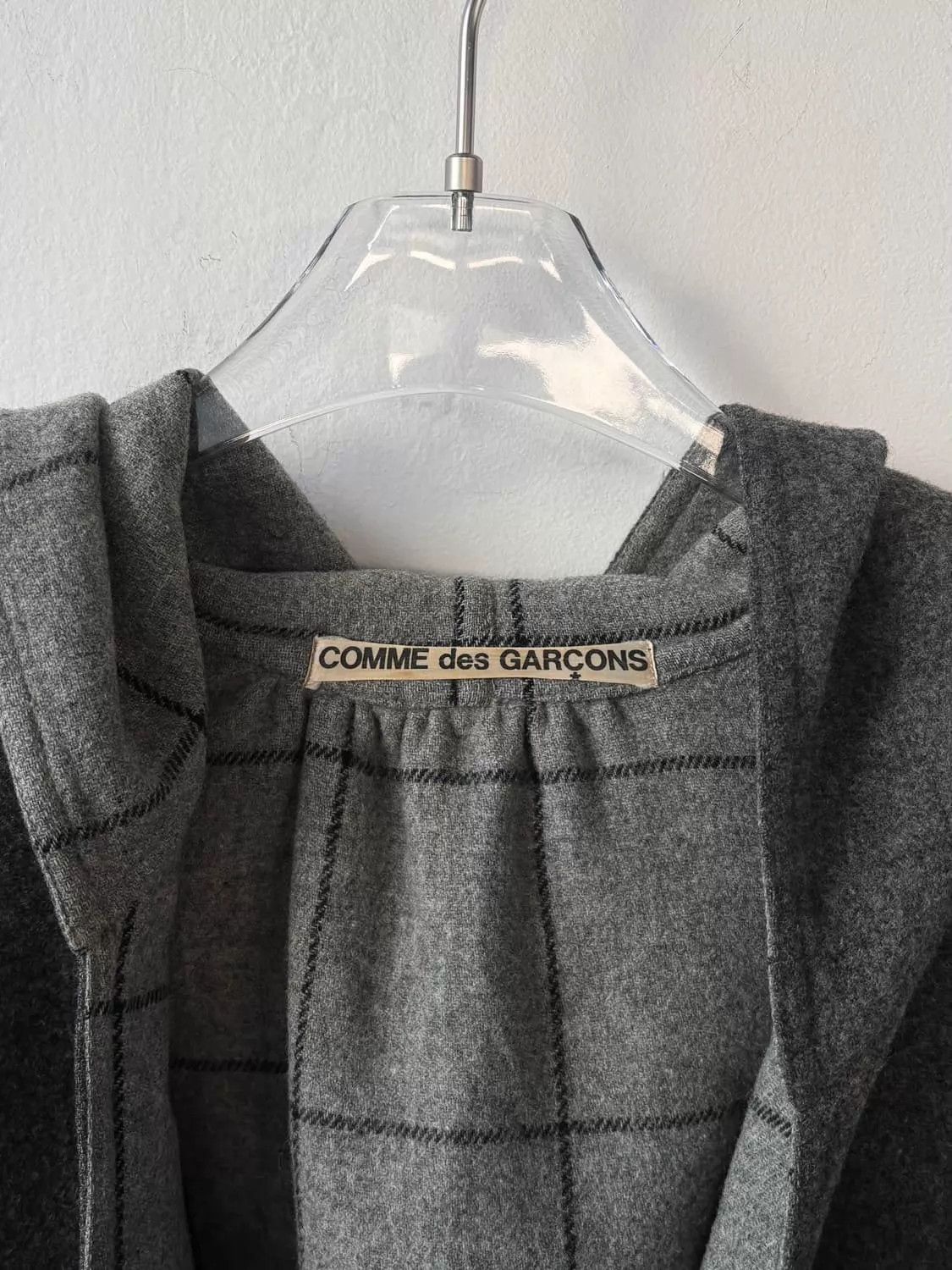 Comme des Garcons CDG 80s Vintage Archive Wool Overcoat Unisex Size ONE SIZE - 2 Thumbnail