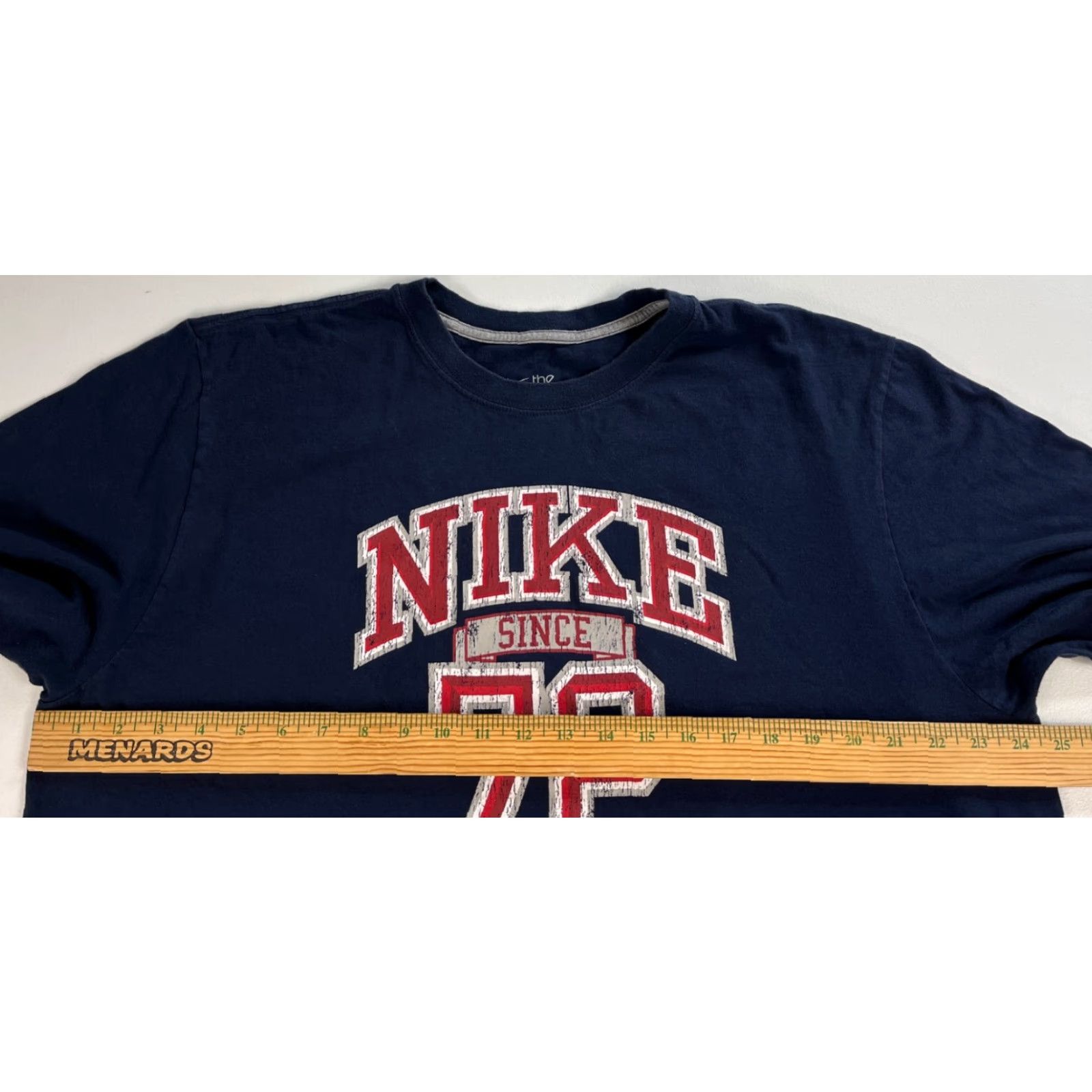 Nike Nike Men's Vintage Y2K Since 72 T-Shirt 2XL Blue Short Sleeve Crew Neck Sports Vintage Mens Shirts Shirts Mens 2000s Size US XXL / EU 58 / 5 - 8 Thumbnail