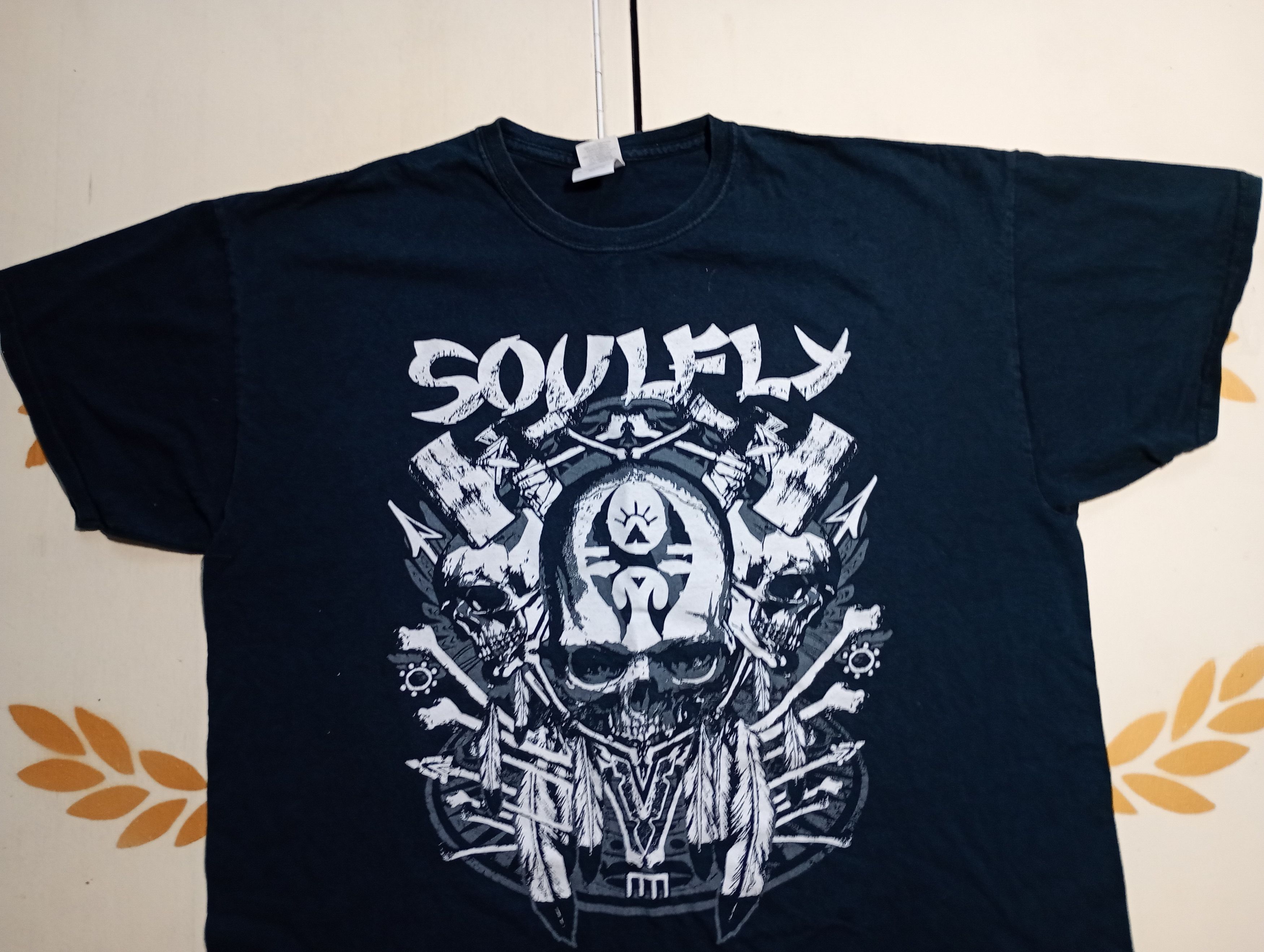 Band Tees × Gildan Gildan Soulfly Savages European Tour 2014 T-Shirt Size US XXL / EU 58 / 5 - 4 Thumbnail