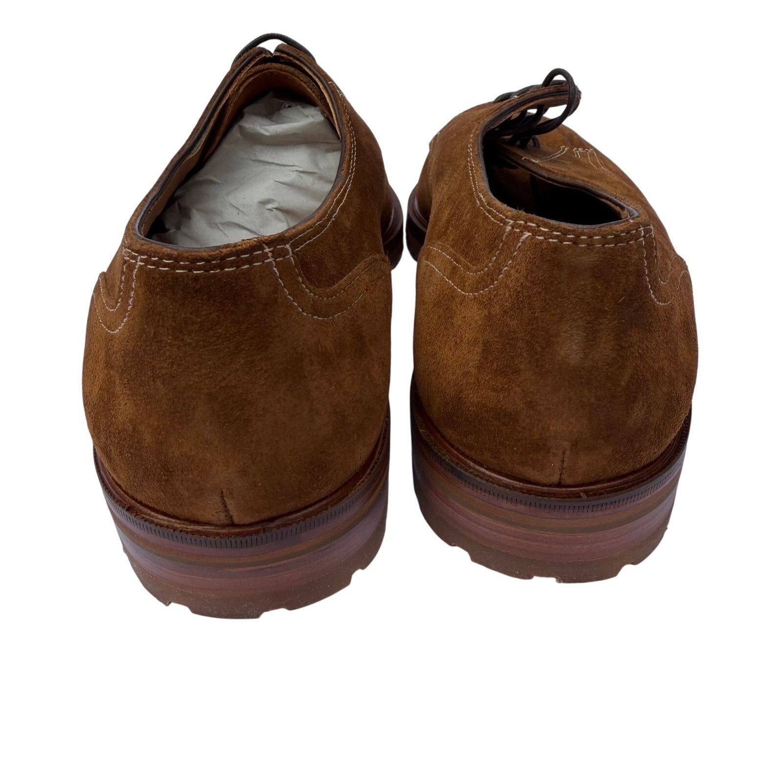 Zelli Zelli Suede Leather Norwegian Split-Toe Derby Shoes 10.5 Size US 10.5 / EU 43-44 - 6 Thumbnail