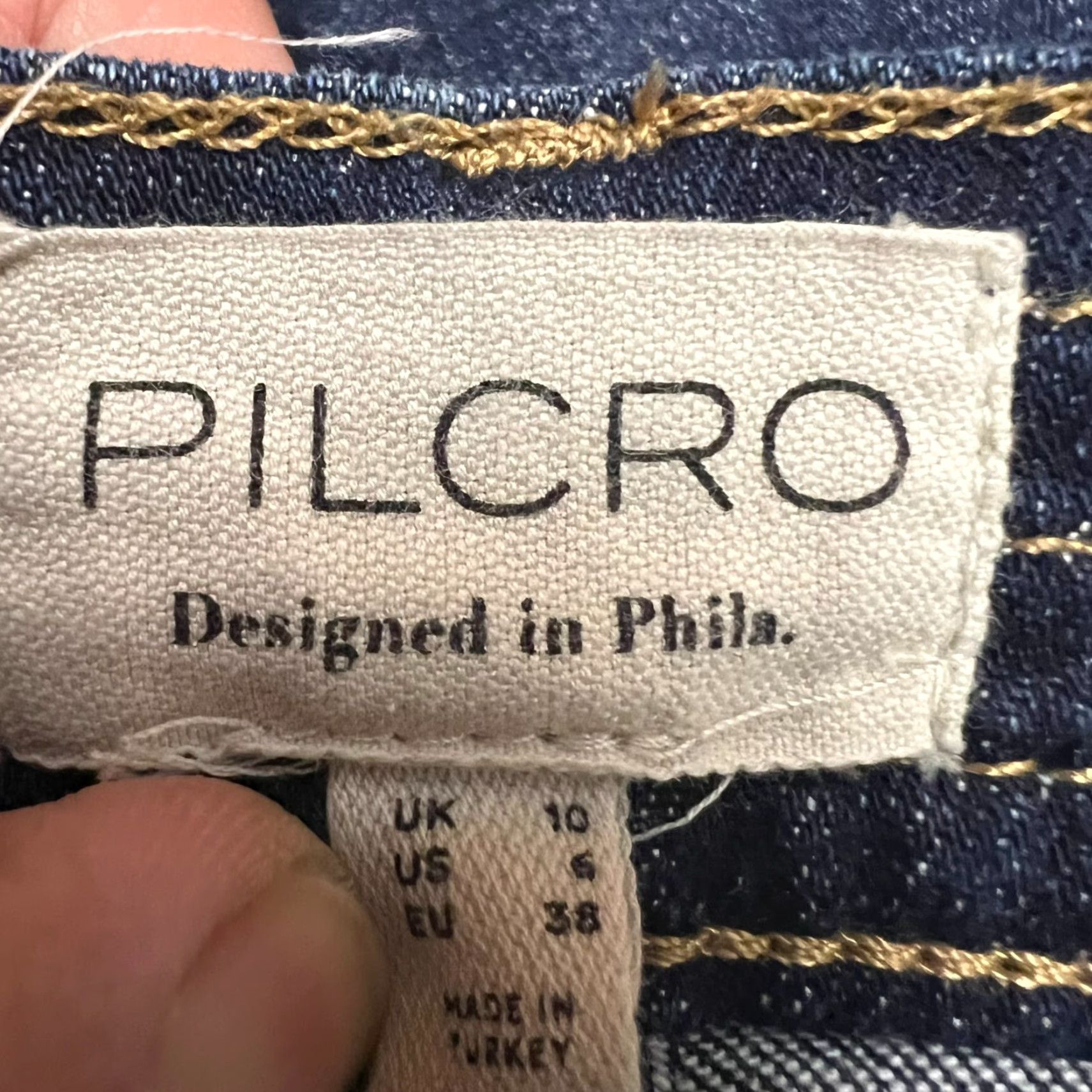 Vintage Pilcro Denim Zipper Pocket Mini Skirt Womens Size 6 Blue Size 28" / US 6 / IT 42 - 6 Thumbnail
