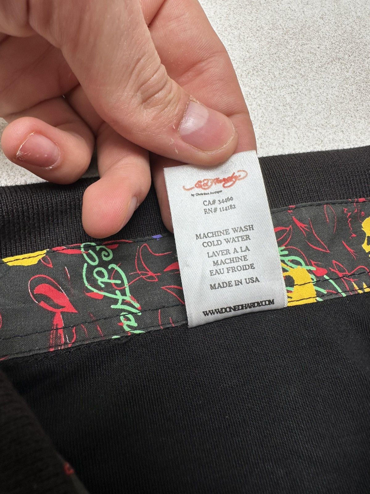 Christian Audigier × Ed Hardy × Japanese Brand Ed Hardy Vintage Tattoo Graphic Polo Shirt Size US L / EU 52-54 / 3 - 5 Thumbnail