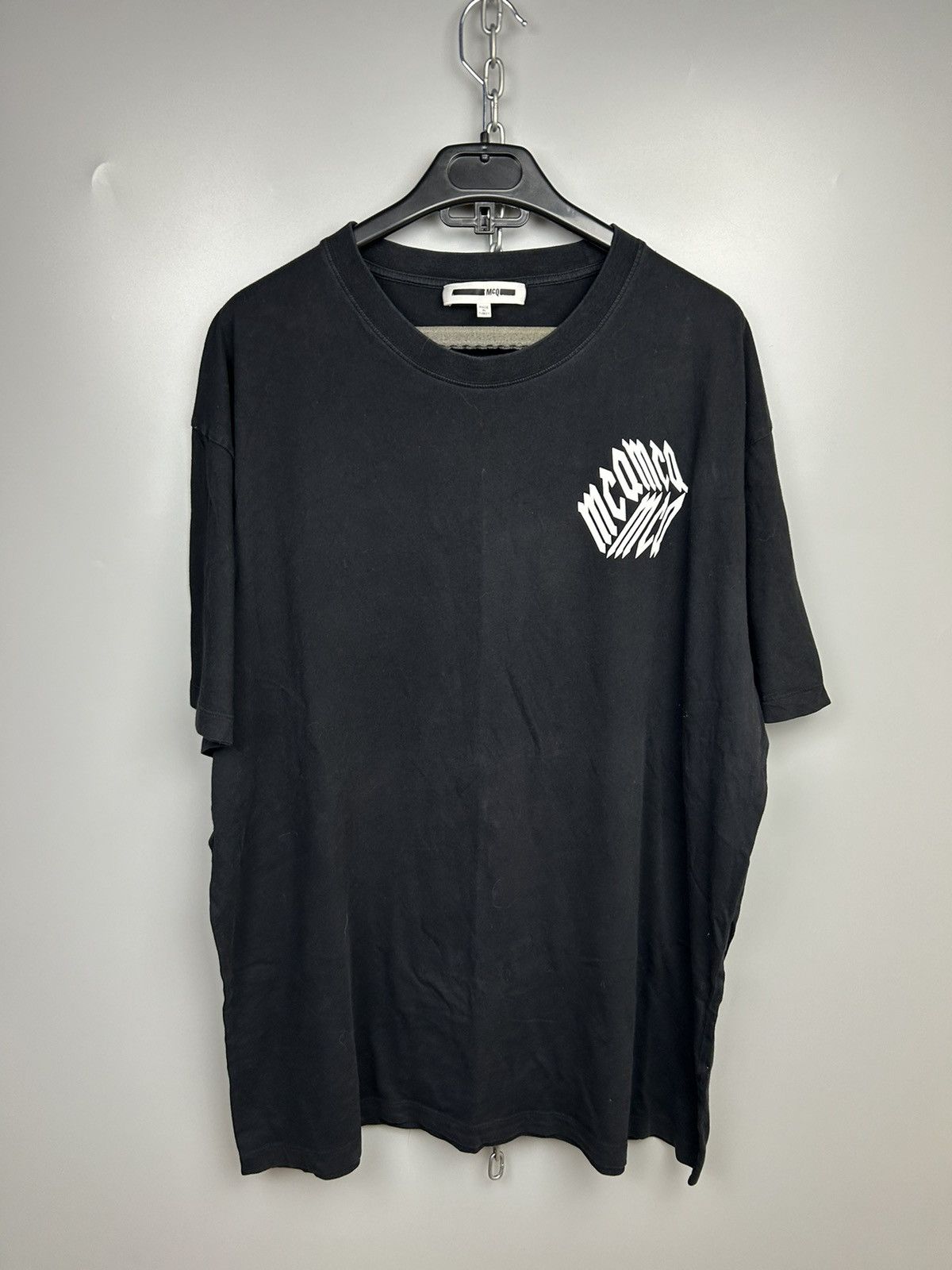 Alexander McQueen Alexander McQueen T shirt Black Logo Size US XL / EU 56 / 4 - 2 Thumbnail