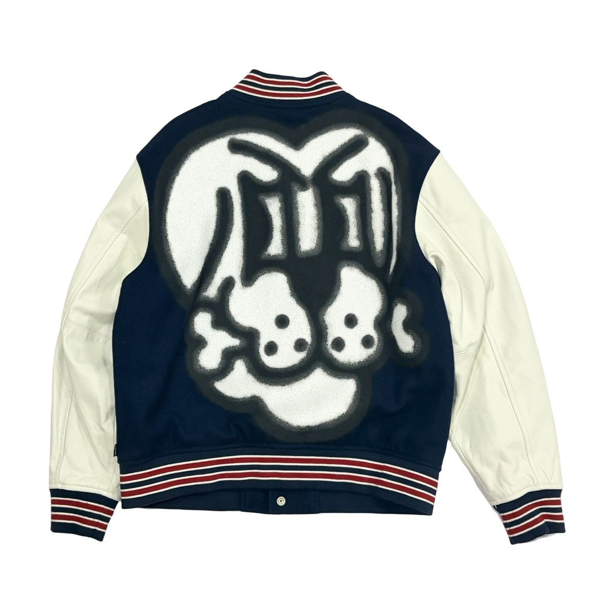Supreme Supreme Bone Varsity Jacket Size US L / EU 52-54 / 3 - 1 Thumbnail