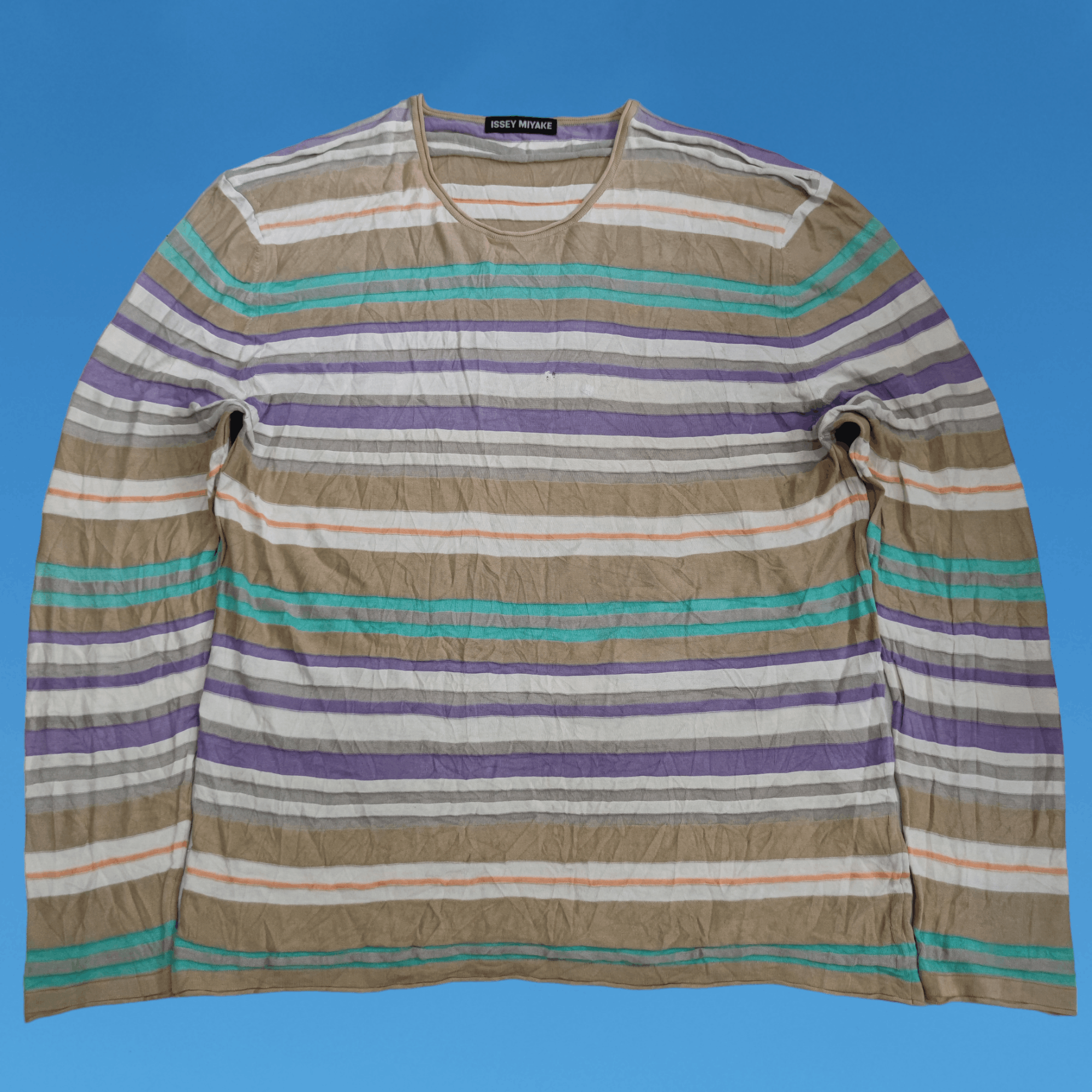 Issey Miyake Issey Miyake Stripe Color Long Sleeve Size US L / EU 52-54 / 3 - 1 Thumbnail