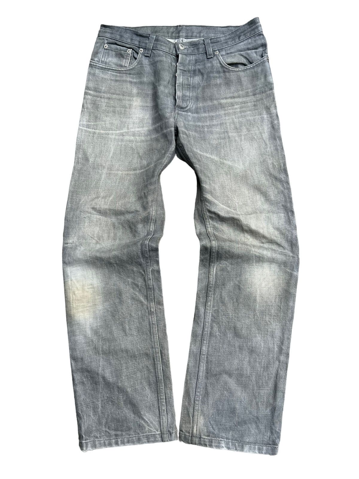 OG 2000s Helmut Lang Boot Cut Mud Wash Denim Jeans
