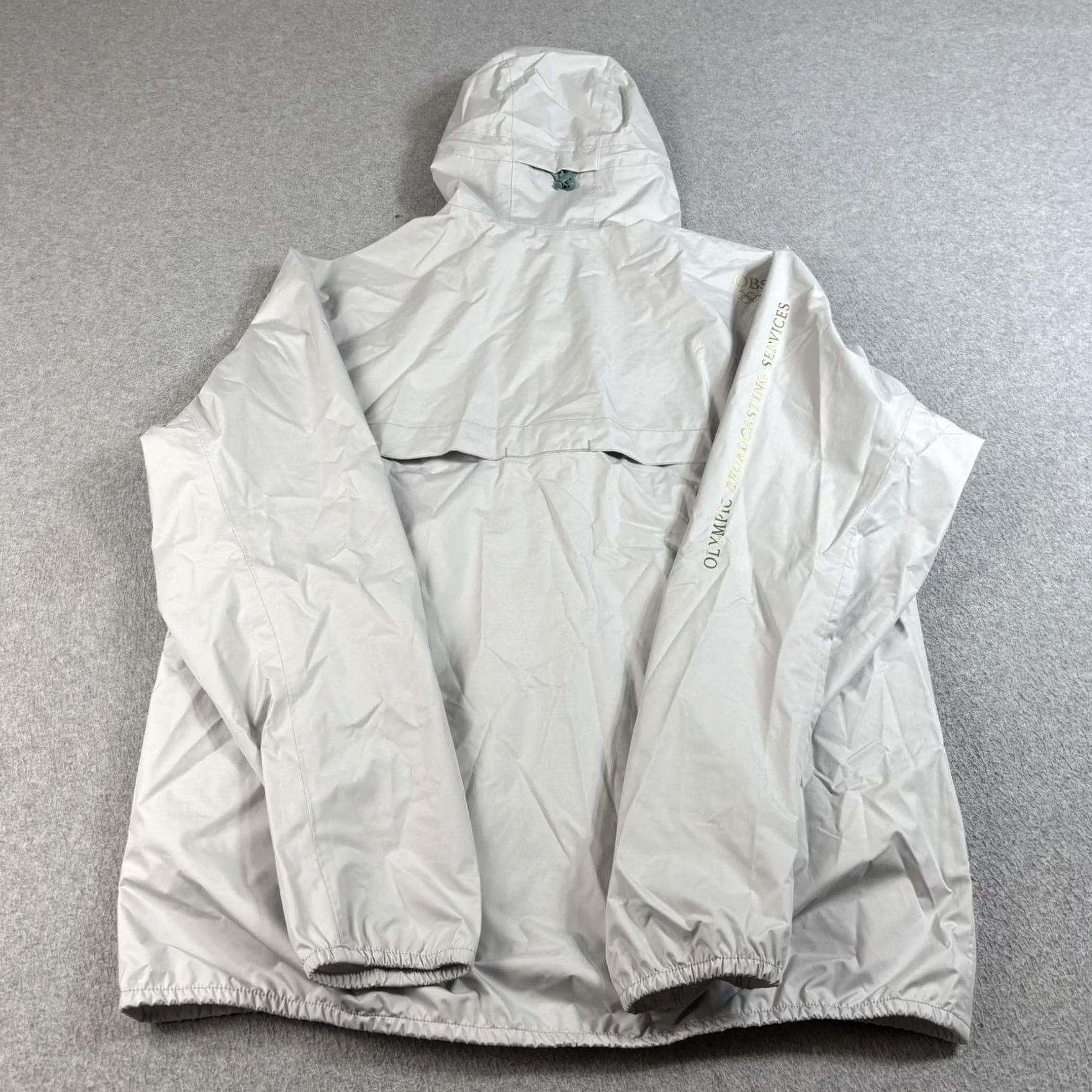 Helly Hansen Helly Hansen Jacket Men L Gray Packable Windbreaker Tokyo 2020 Olympics OBS Full Zip Hooded Lightweight Size US L / EU 52-54 / 3 - 2 Thumbnail