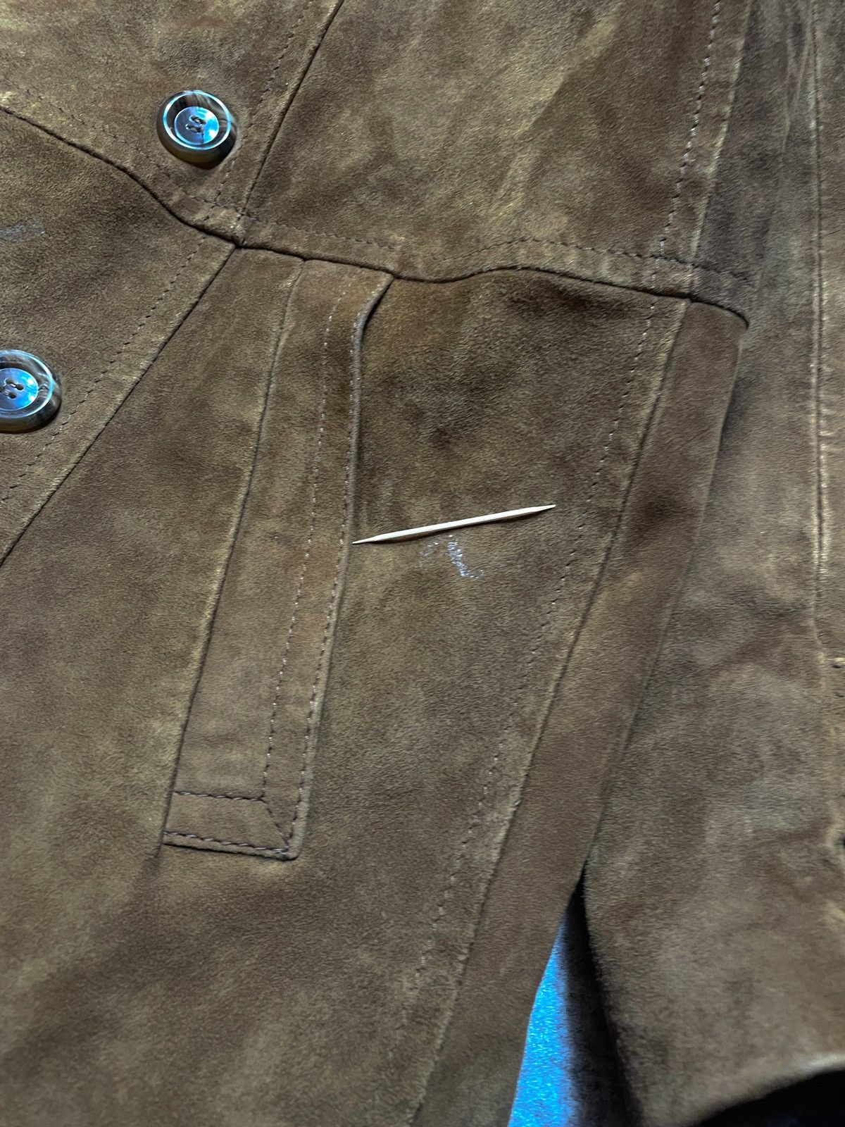 Genuine Leather Vintage 90s Real Genuine Leather Coat Cozy Thick Sweden Rare Size US XL / EU 56 / 4 - 10 Thumbnail
